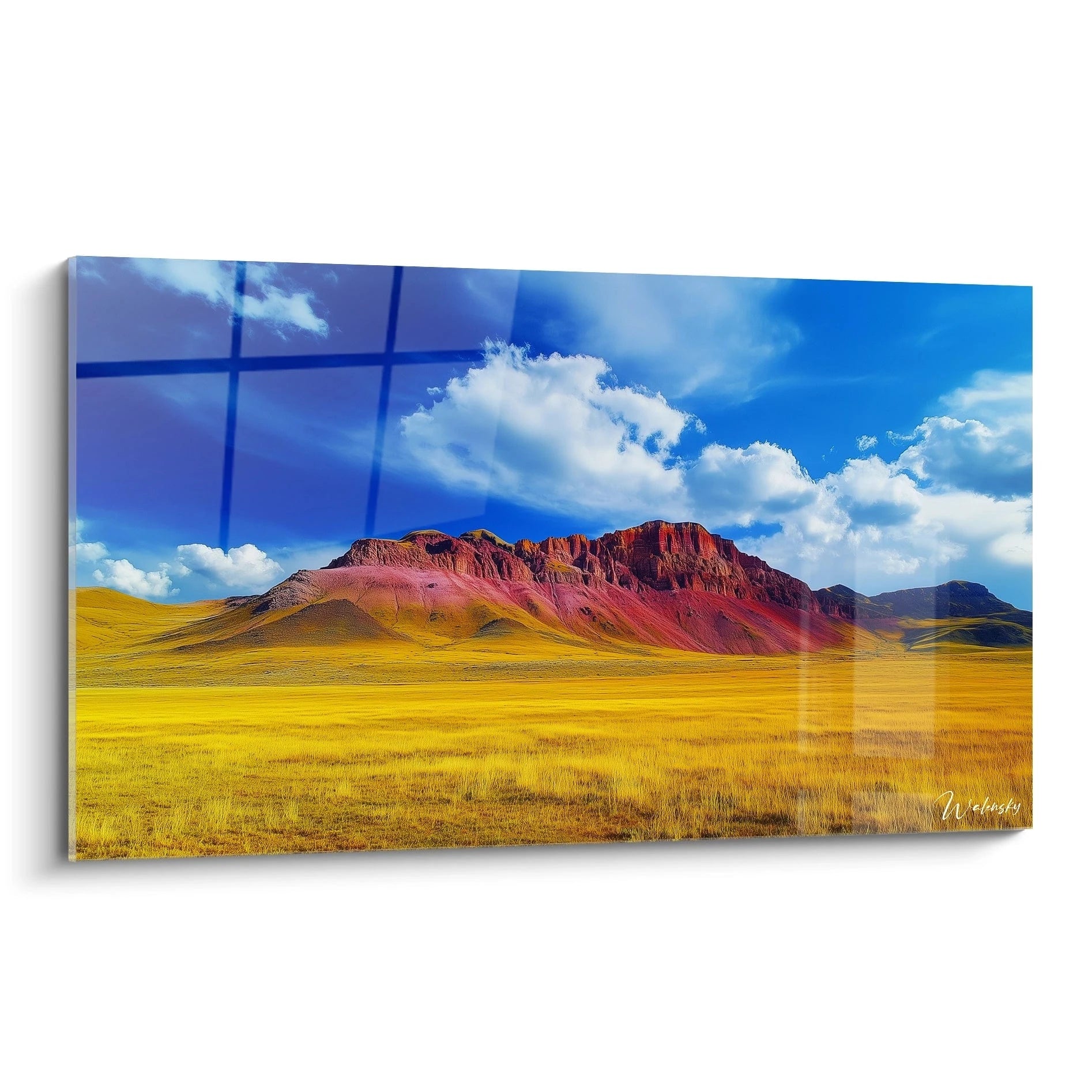 Tableau inspiré par Le Mont Soracte de Jean - Baptiste - Camille Corot N°2 – Hommage Artiste Célèbre - Walensky