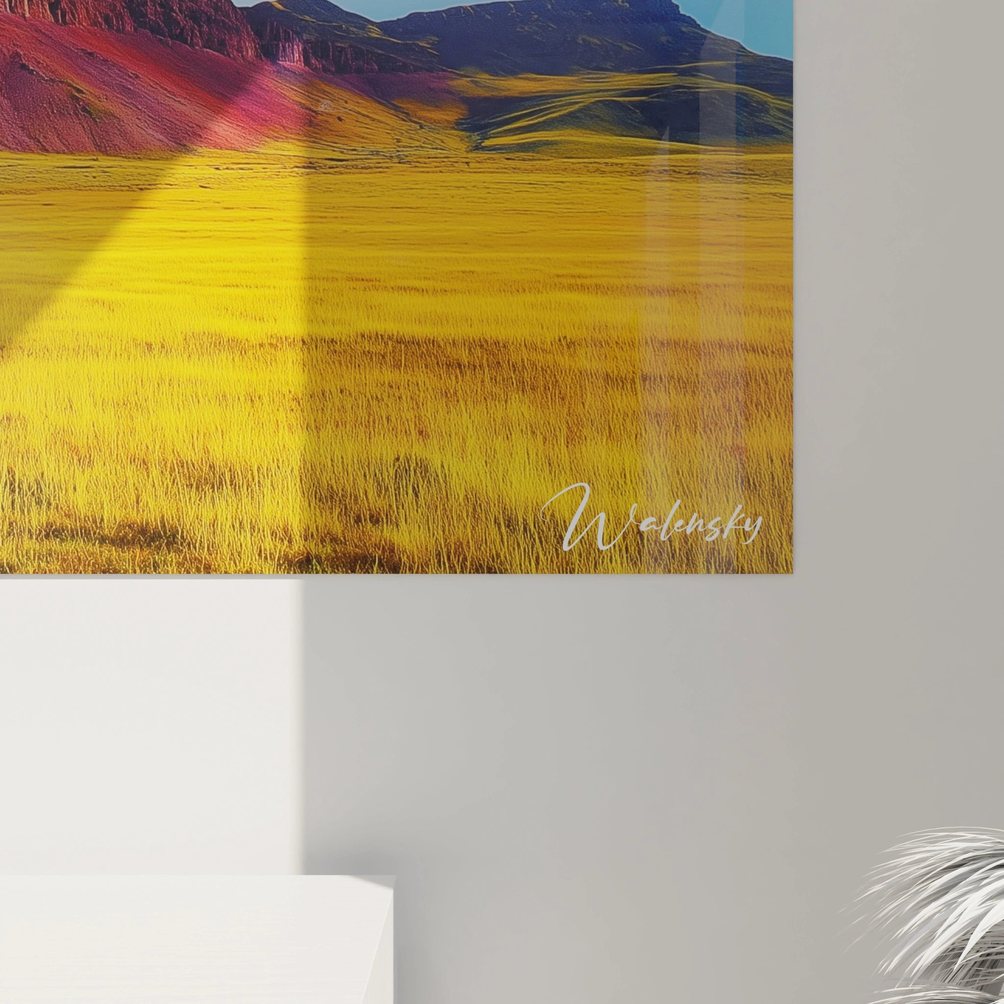 Tableau inspiré par Le Mont Soracte de Jean - Baptiste - Camille Corot N°2 – Hommage Artiste Célèbre - Walensky