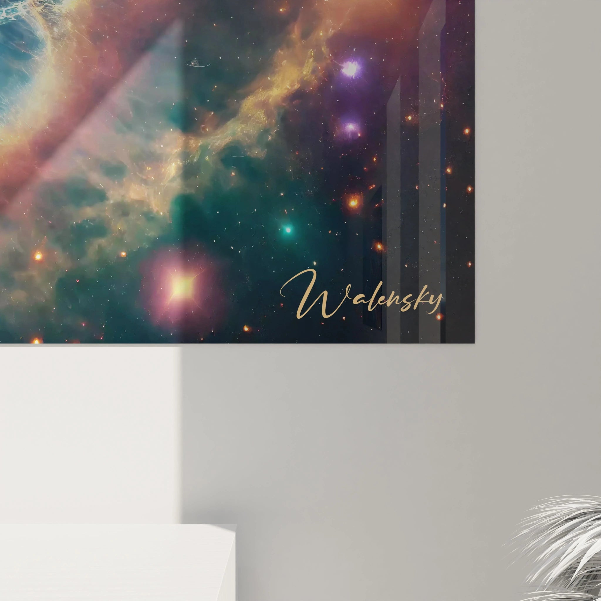 En vue rapprochée, le tableau espace révèle des détails fascinants : des textures dynamiques, des contrastes lumineux intenses, et l’œil galactique qui semble scruter les secrets des étoiles.