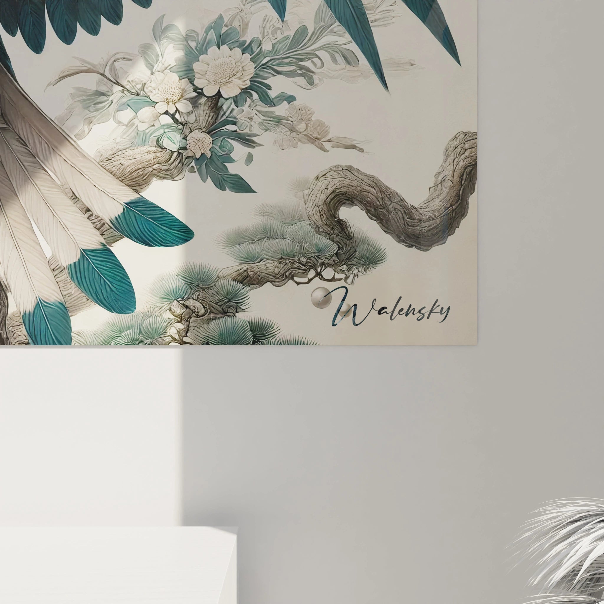 De près, ce tableau aigle révèle une minutie impressionnante dans chaque plume. Les couleurs subtiles et la force de l’aigle offrent une profondeur visuelle exceptionnelle pour une touche artistique unique.