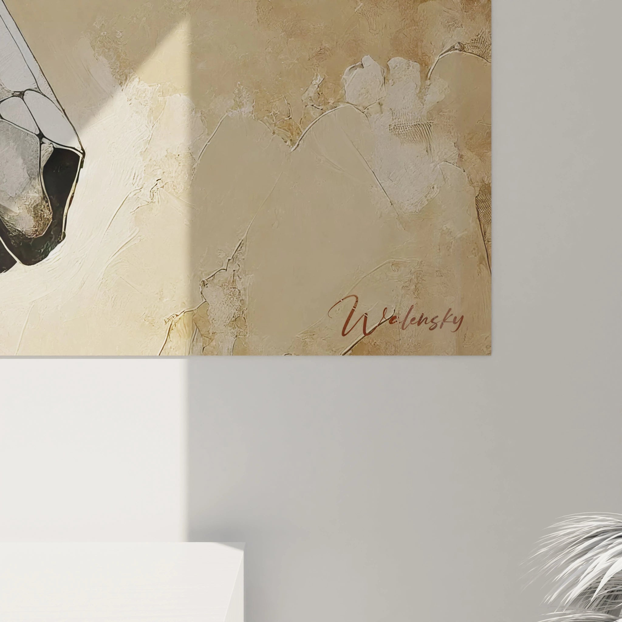 En vue rapprochée, ce tableau cheval dévoile chaque détail de ses lignes abstraites et de ses courbes fluides. La profondeur et la modernité de cette œuvre capturent la puissance du cheval dans toute sa majesté.