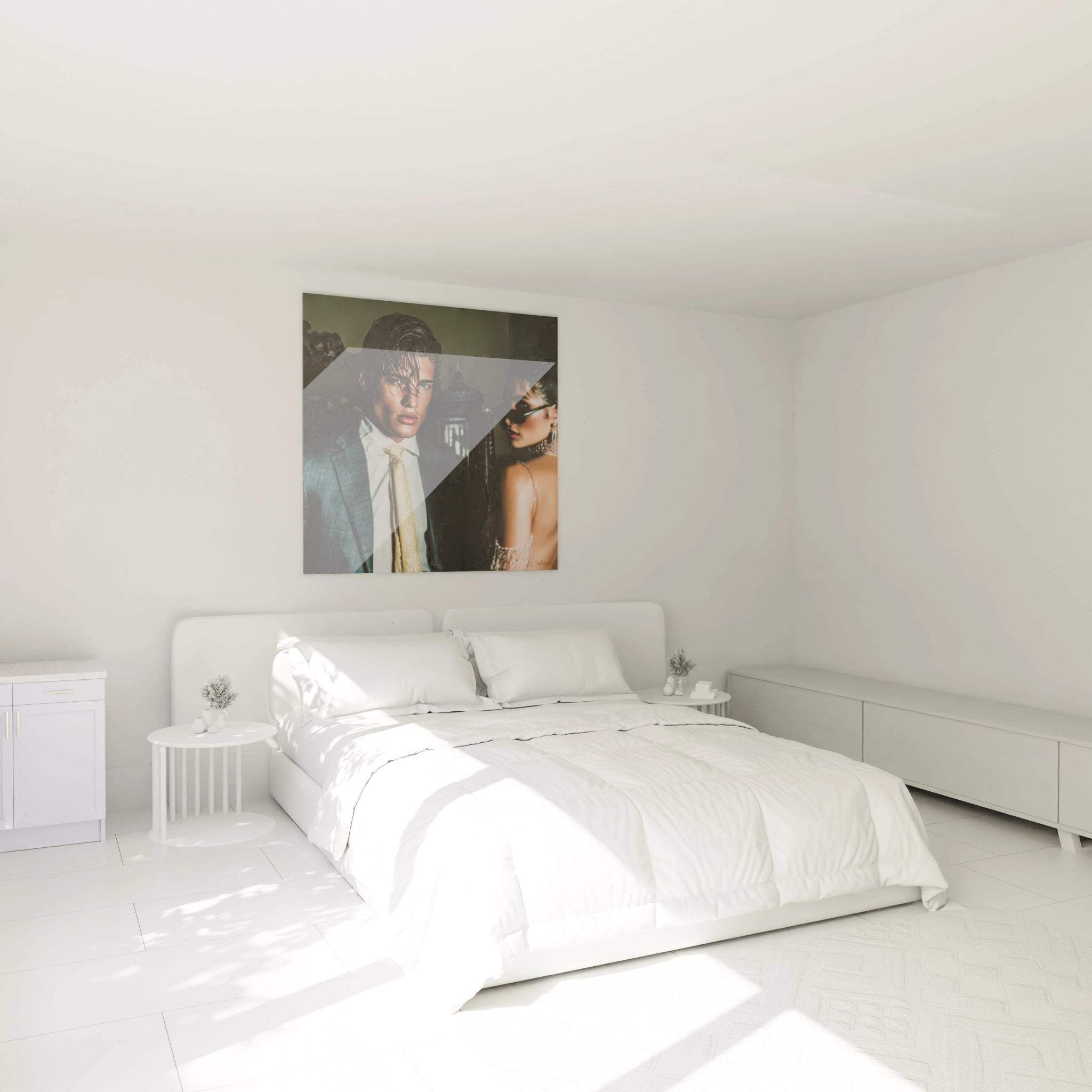 Tableau luxe masculin de Walensky mettant en avant des portraits élégants pour une décoration moderne