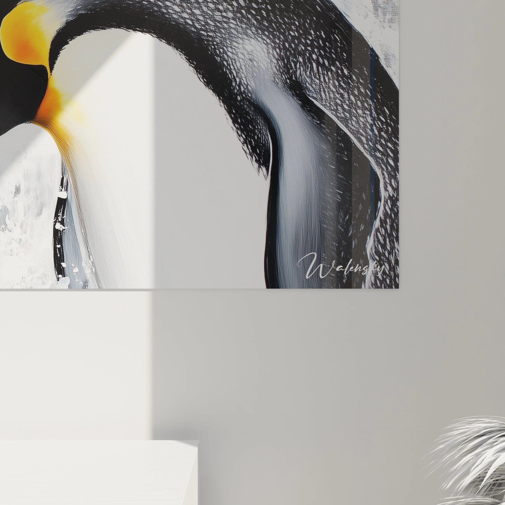 Tableau manchot Étreinte polaire - édition manchot - Walensky