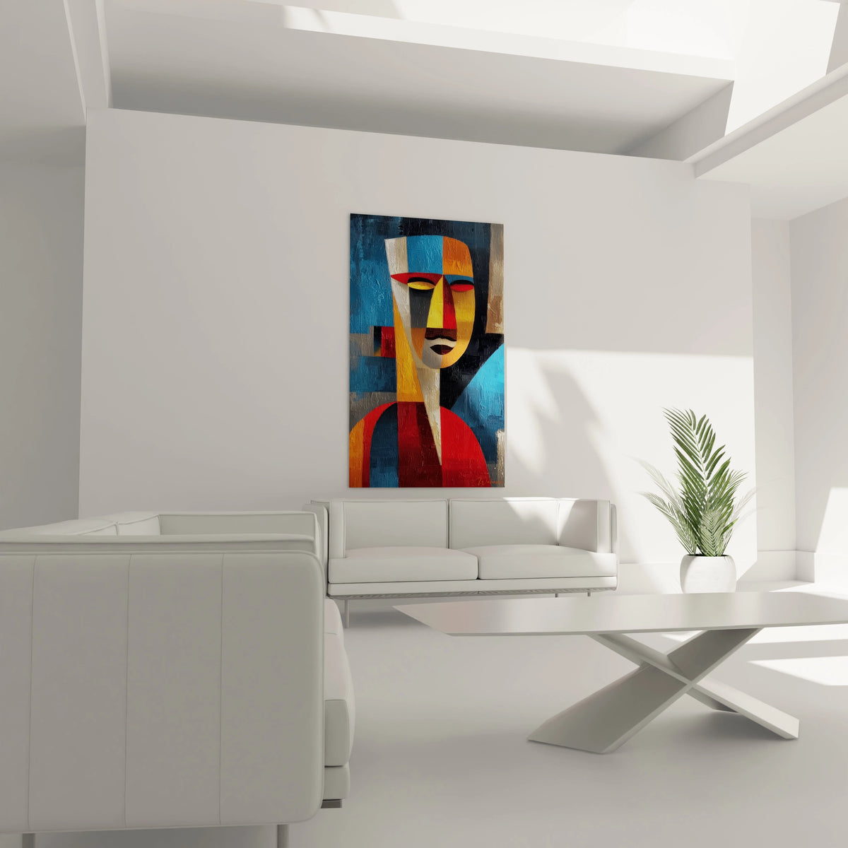 Quadro murale maschera africana di Walensky con colori vivaci per abbellire il vostro interno