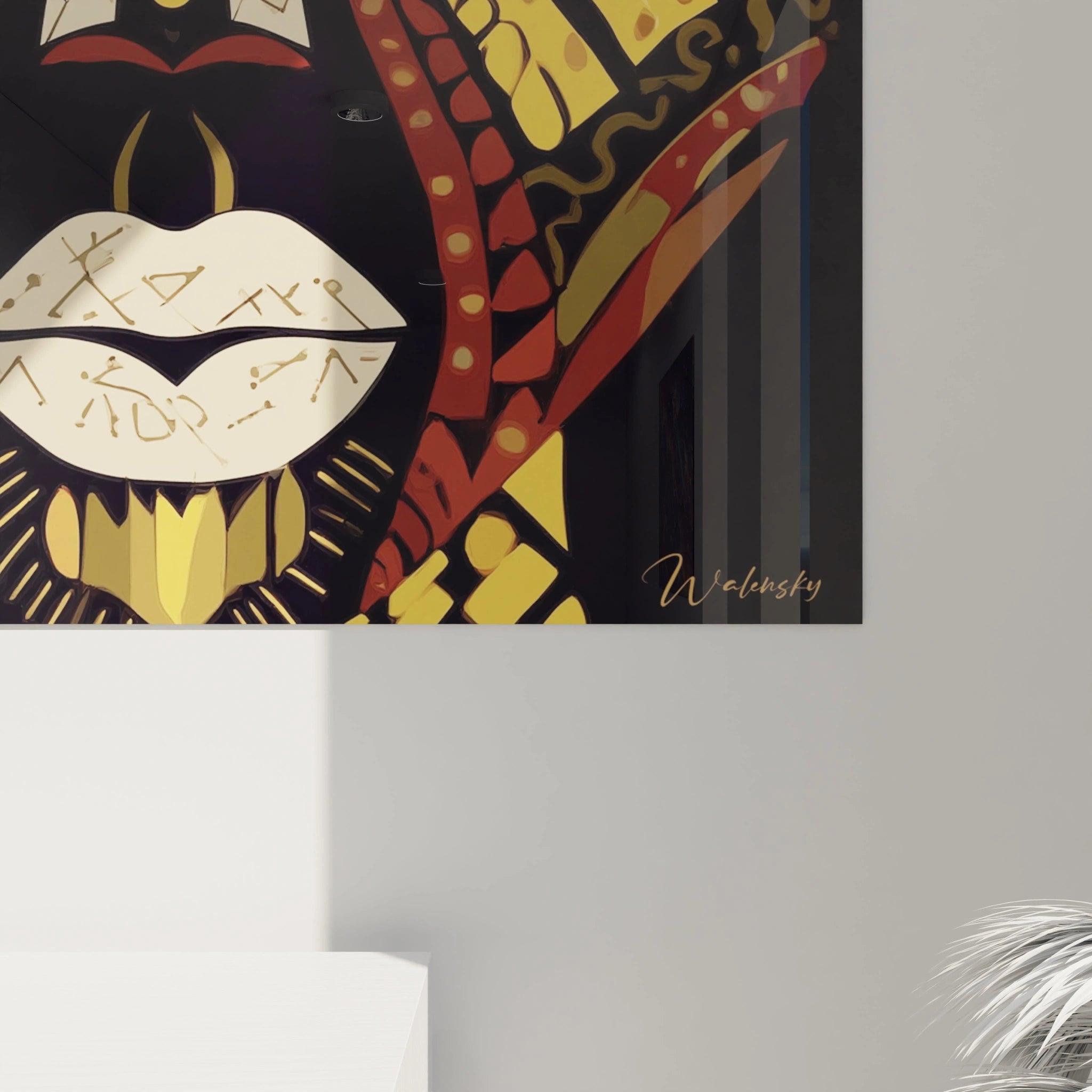 Tableau Masque Messager des esprits - édition masque africain - Walensky