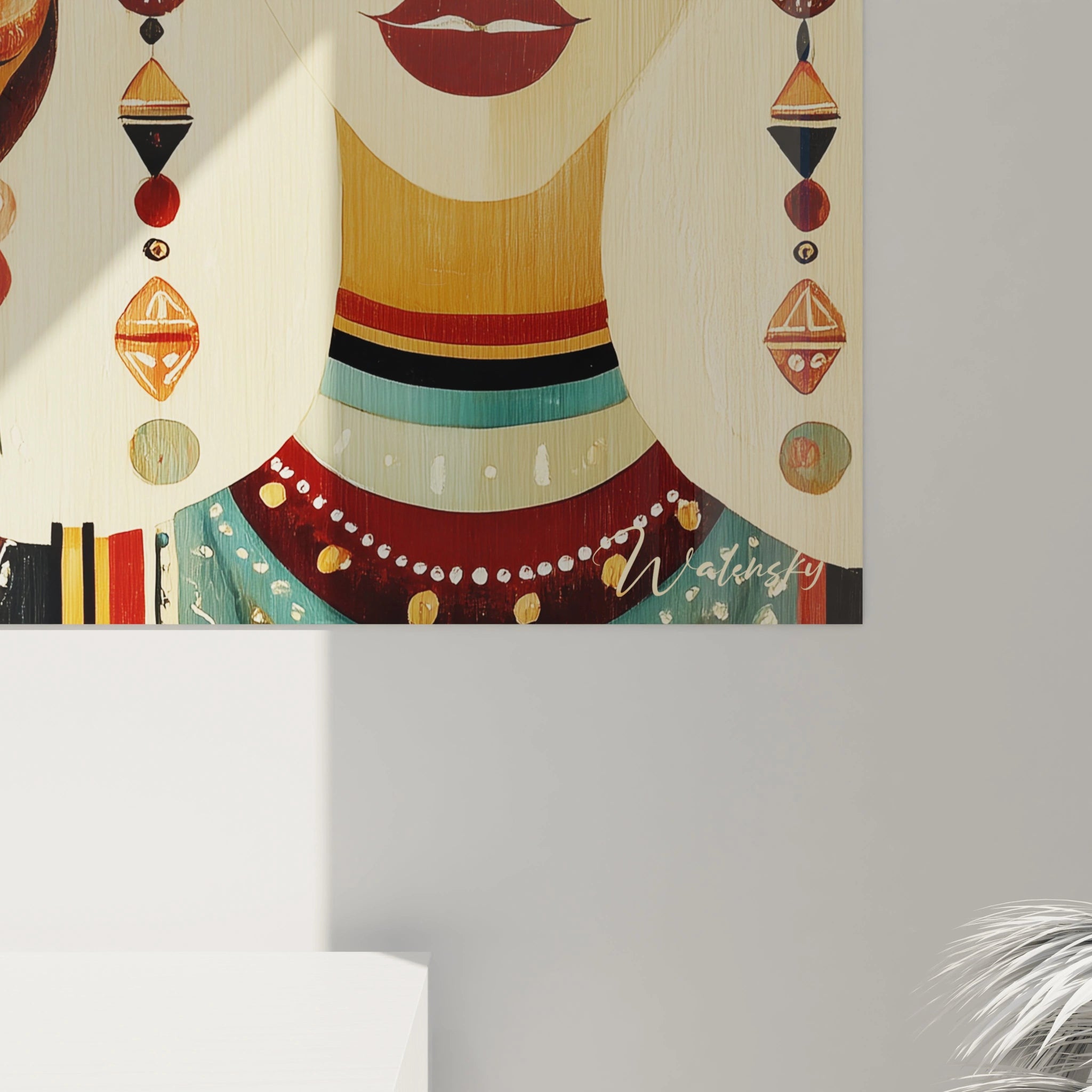 Tableau Masques Bénédiction tribale - édition masque africain - Walensky