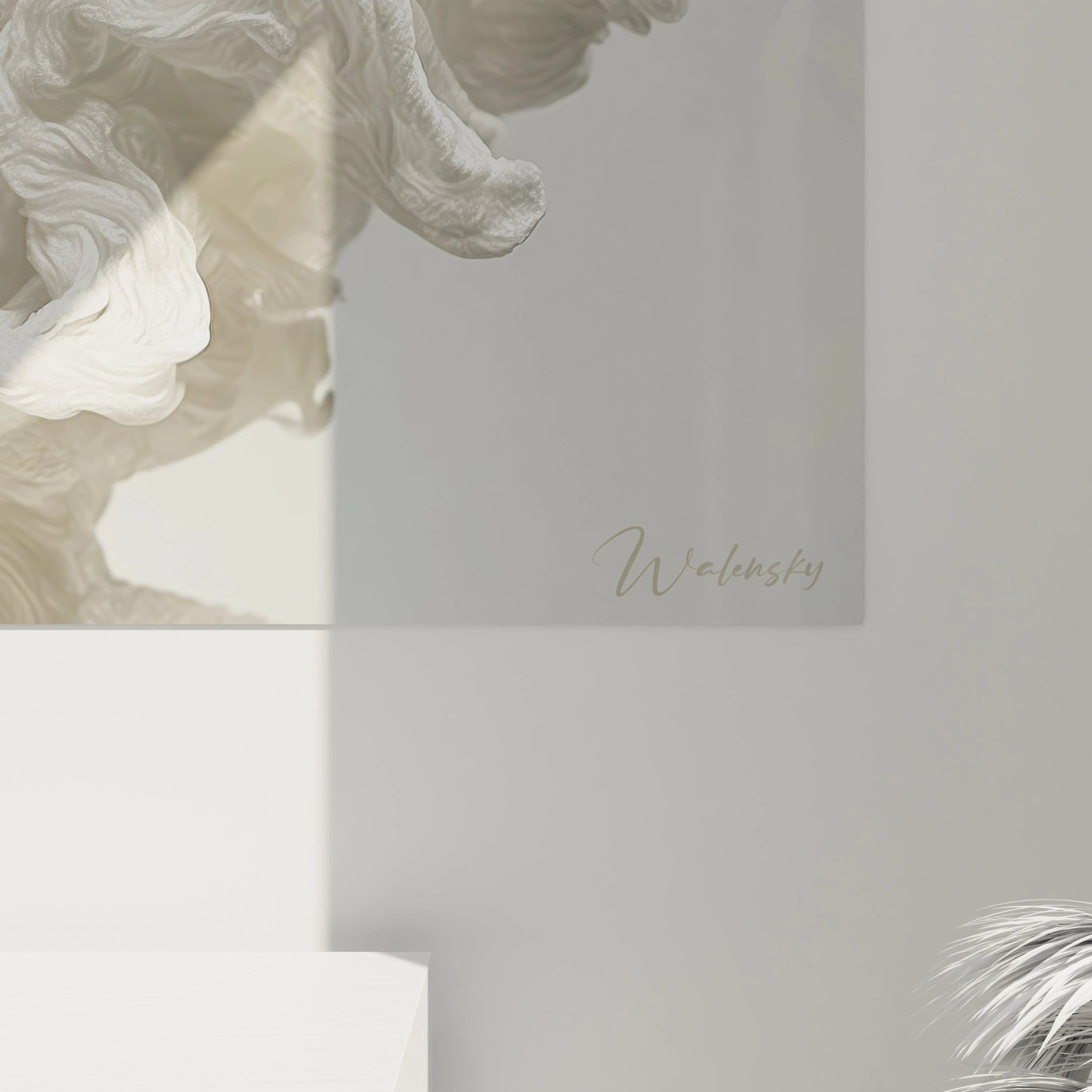 Tableau mural mode avant-garde de Walensky avec des formes abstraites et des couleurs neutres