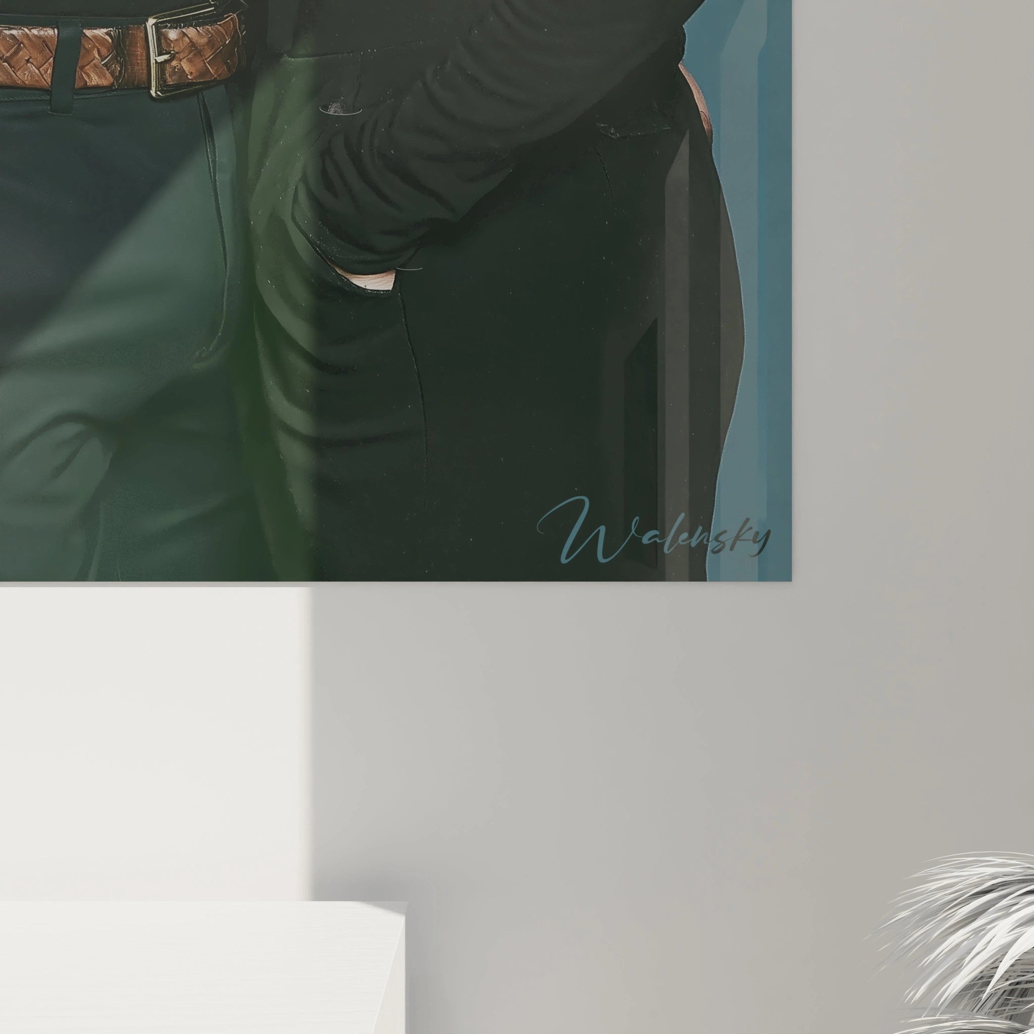 Tableau mural mode masculine de Walensky affichant un style contemporain et élégant