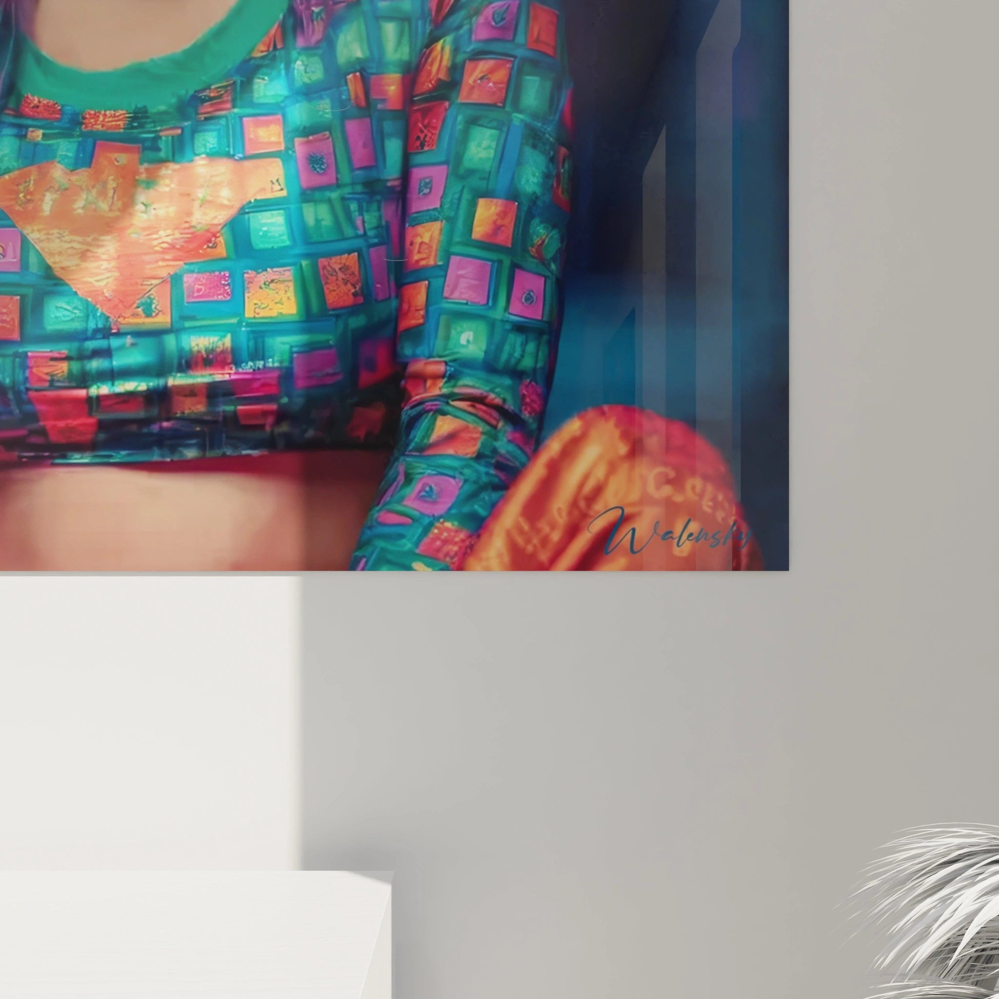 Tableau mural mode urbaine Walensky avec des couleurs vives et motifs modernes