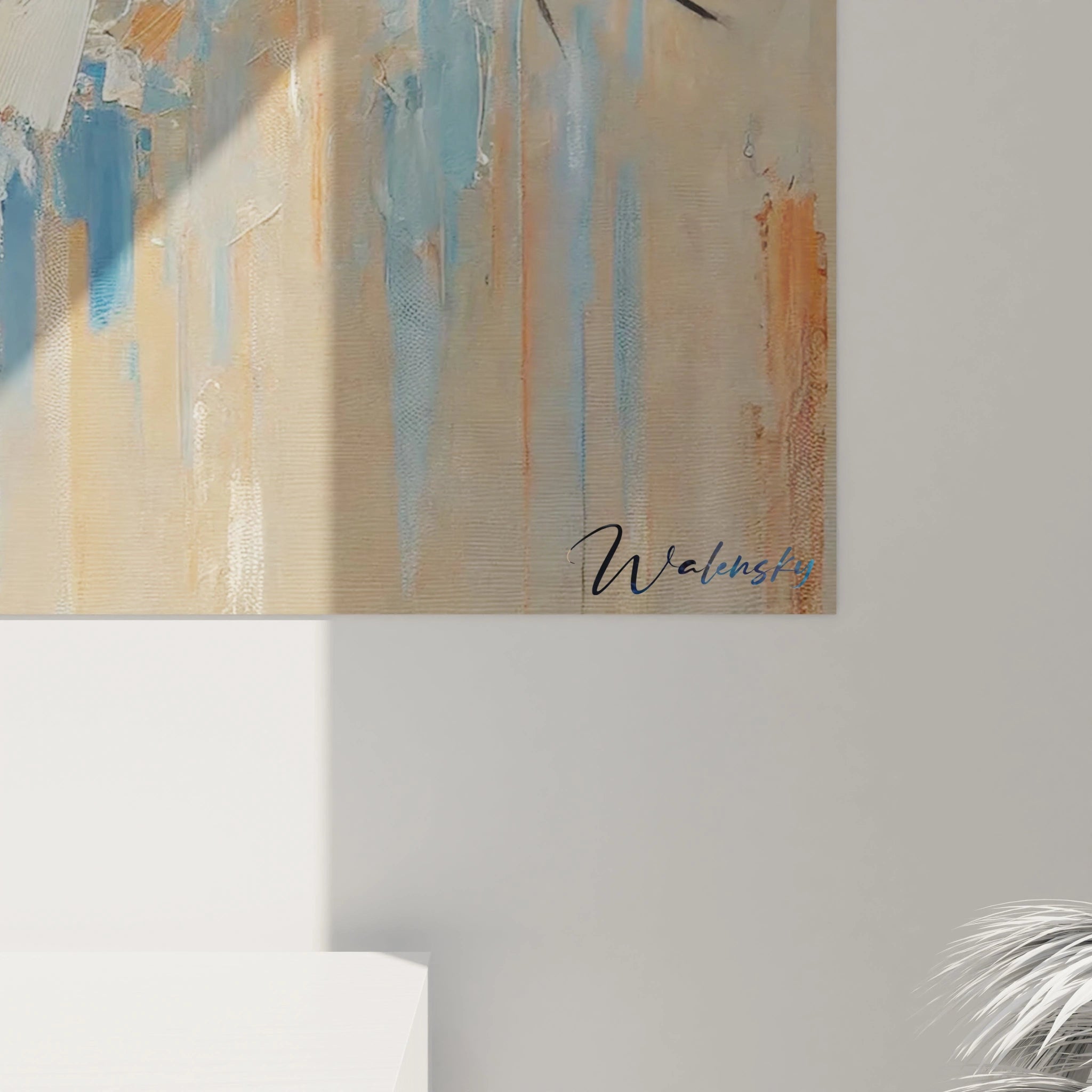 Découvrez de près les détails soignés du tableau oiseaux, où chaque plume et nuance de couleur des hirondelles est mise en lumière. Une œuvre qui ravit par sa finesse et son contraste.