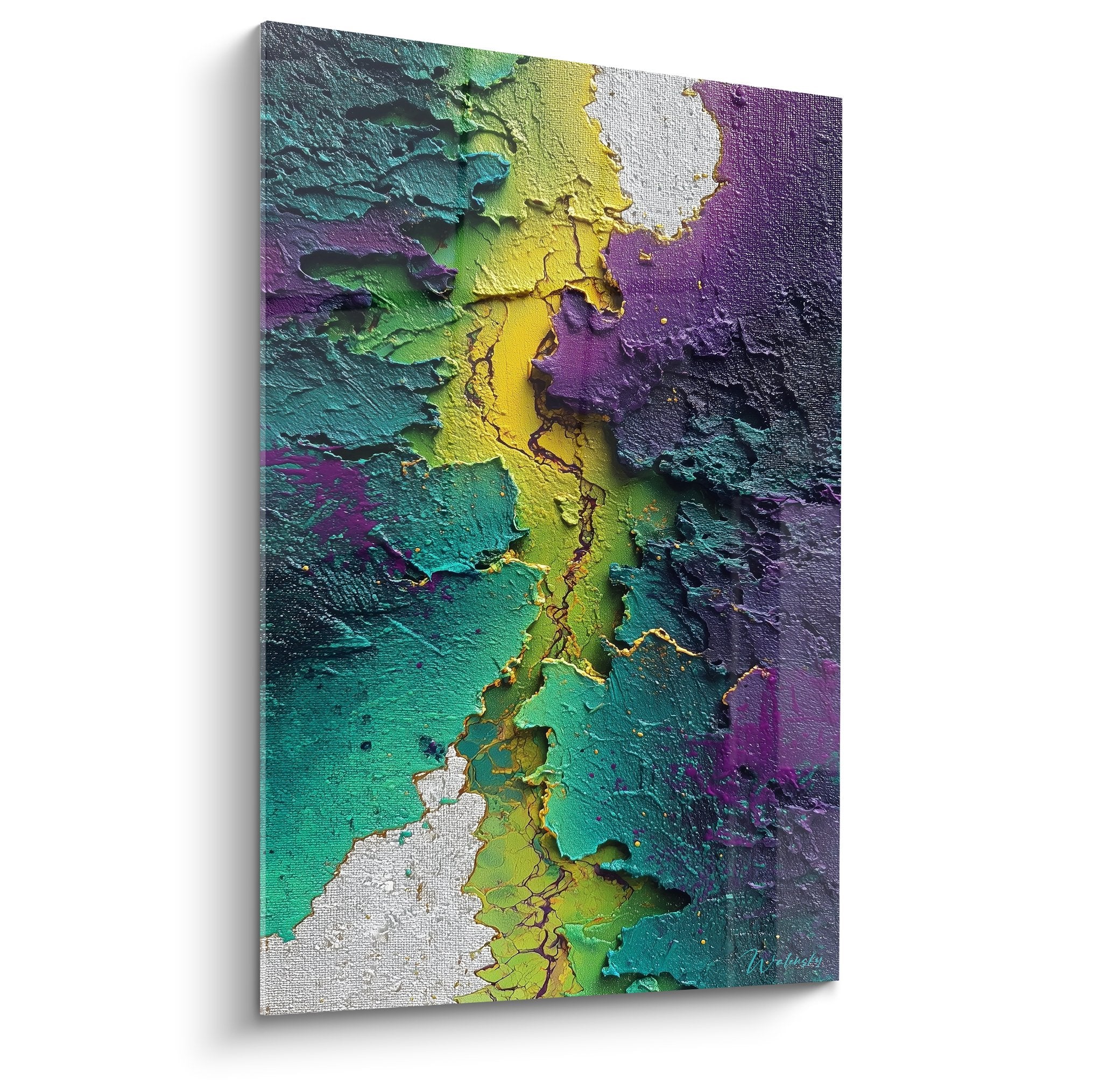 Peeling paint multicolor turquoise purple yellow cracked textures feng shui southeast wood