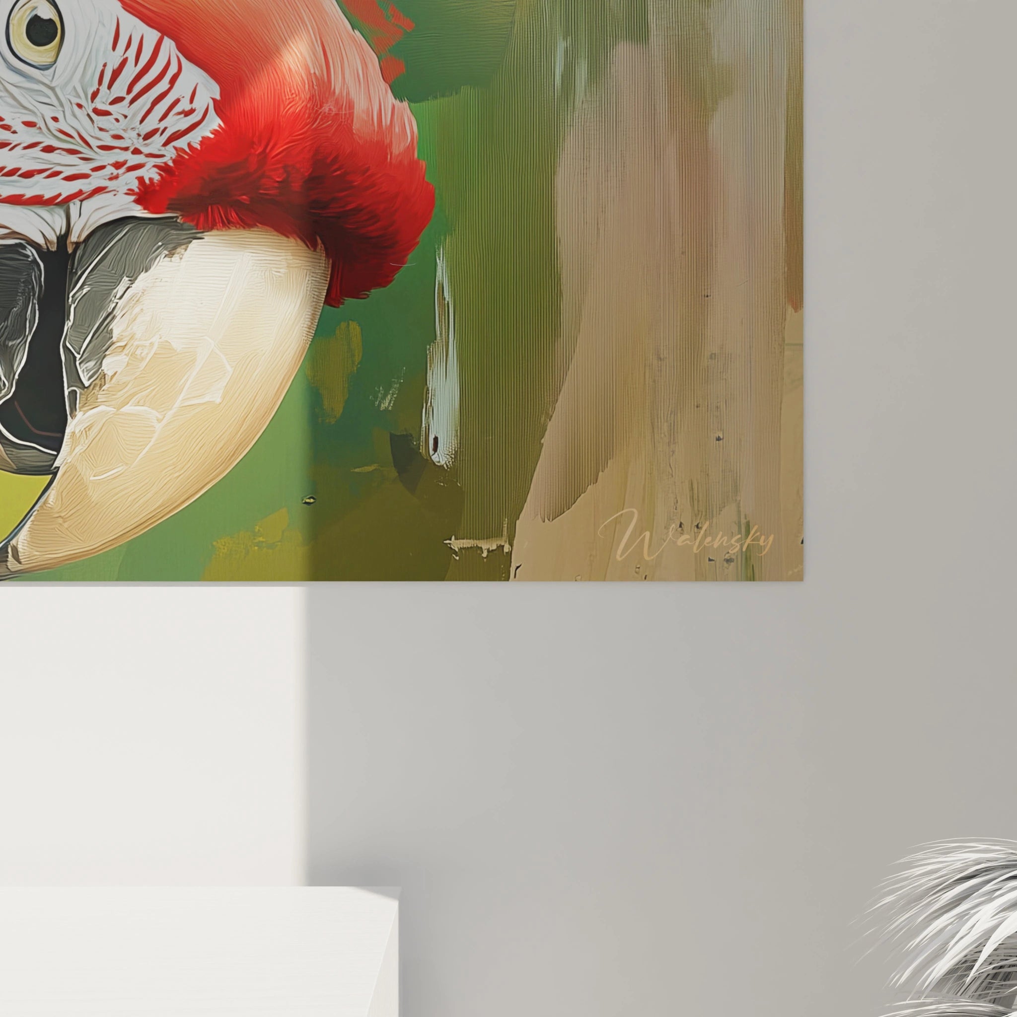 Tableau Perroquet Esprit de jungle - édition perroquet - Walensky