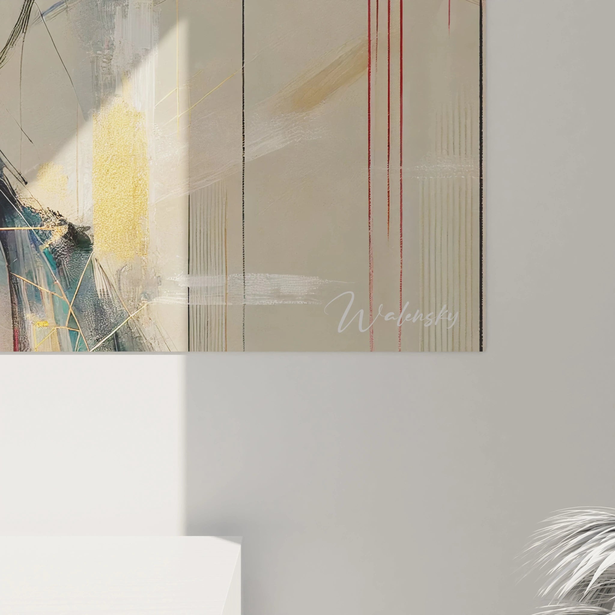 Gros plan sur ce tableau japonais ou la geisha revele son allure gracieuse et intemporelle. Les details dorees et le rouge vibrant captent l’essence de l’art japonais, entre retenue et expressivite.