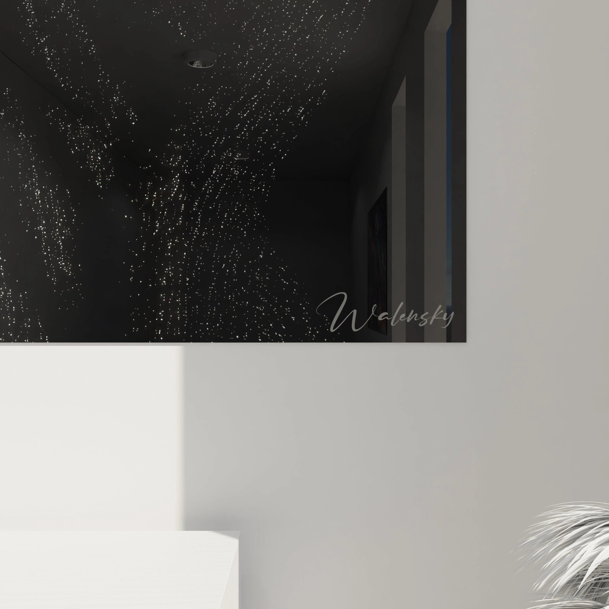 Tableau mural portrait femme noir et blanc de Walensky, élégant et artistique pour décoration intérieure