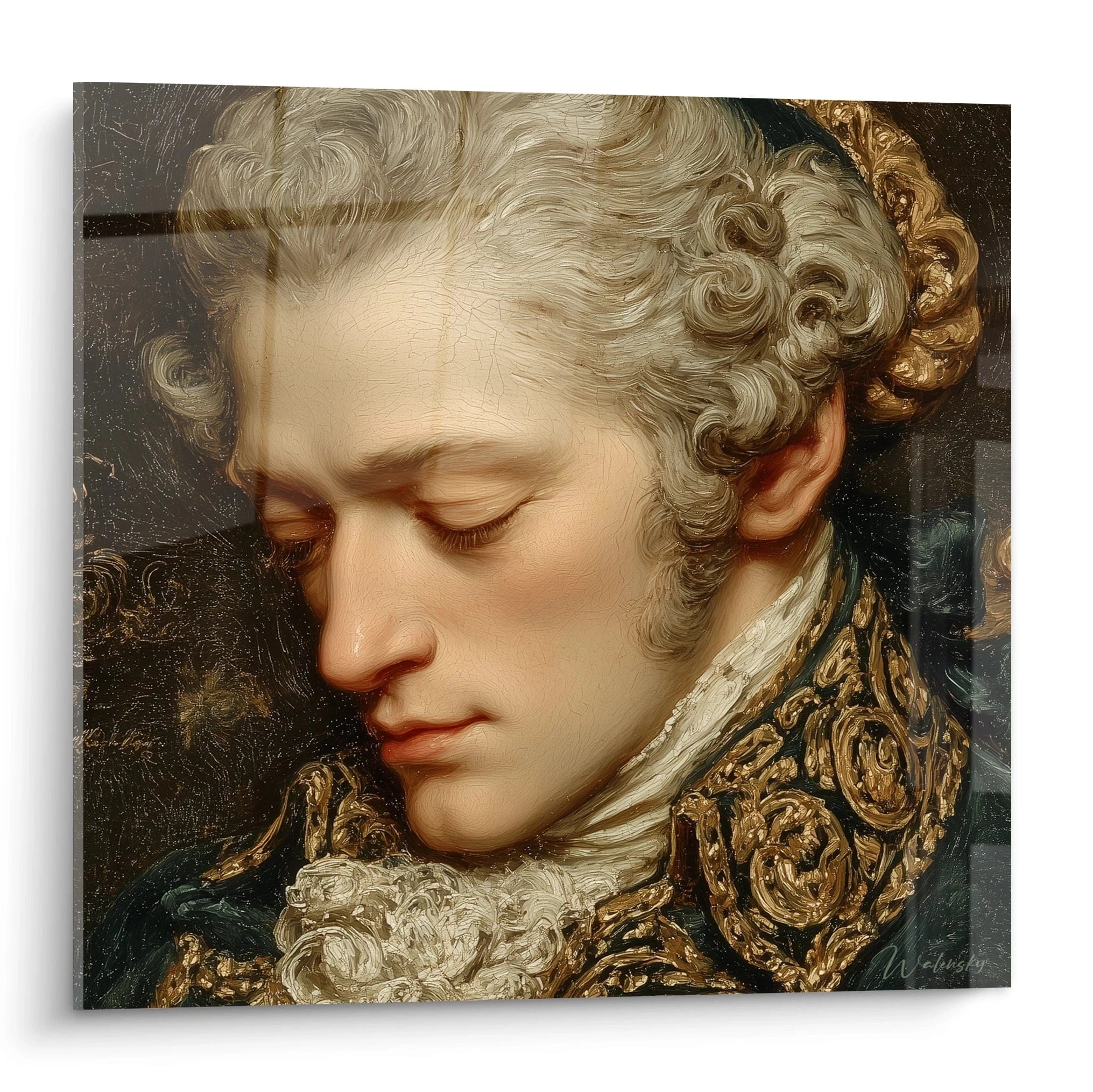 Tableau Portrait Grâce Pensive Lumière - édition Louis XVI - Walensky