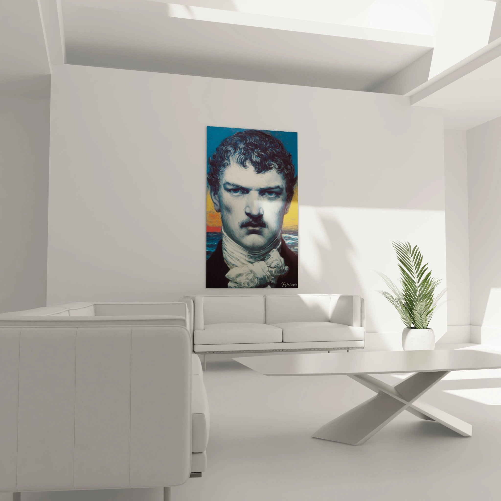 Tableau Portrait Grandeur Intérieure - édition préraphaélisme - Walensky