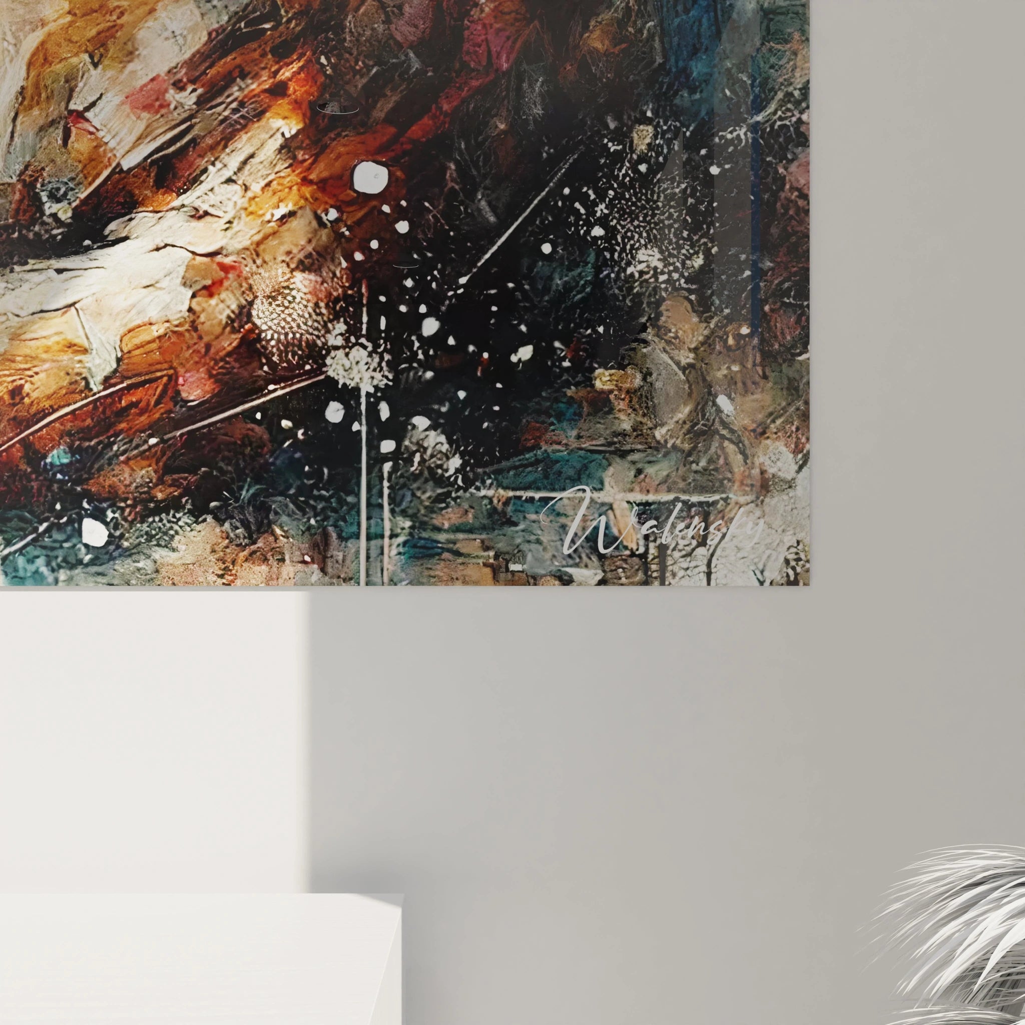 Admirez de près les textures et les détails du tableau chat. Les coups de pinceau épais et les nuances terreuses capturent la douceur du chat endormi, offrant une œuvre à la fois apaisante et captivante.