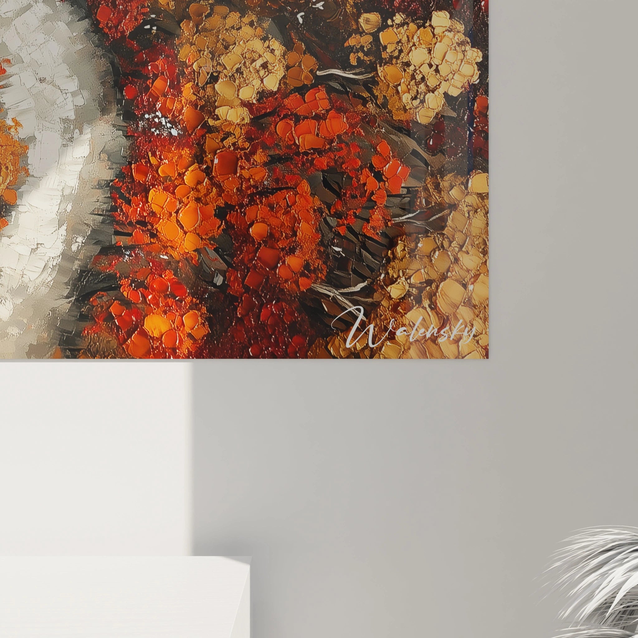 Tableau Rivière Serpent d'argent - édition forêt - Walensky