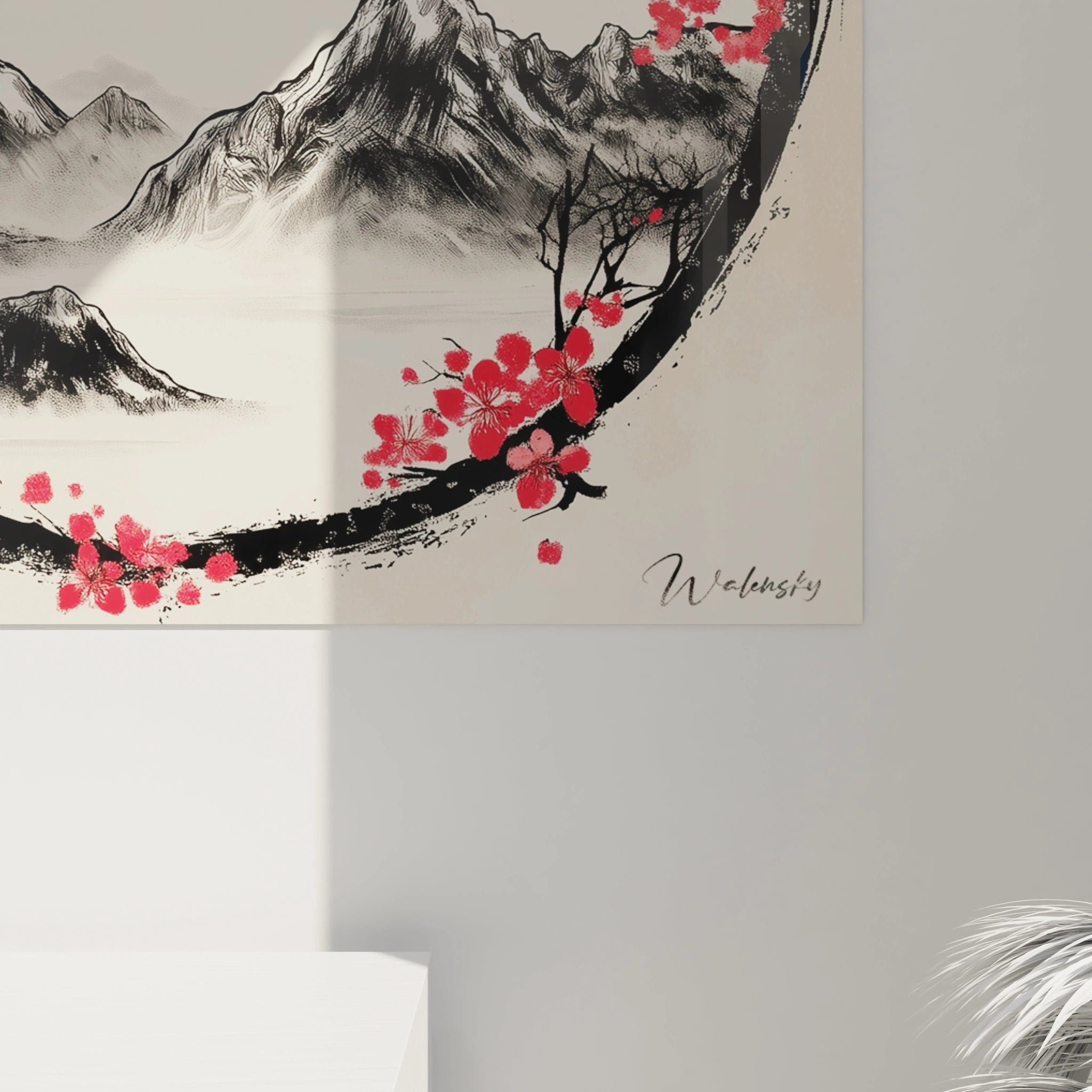 Tableau Sakura âme du temps - édition zen - Walensky