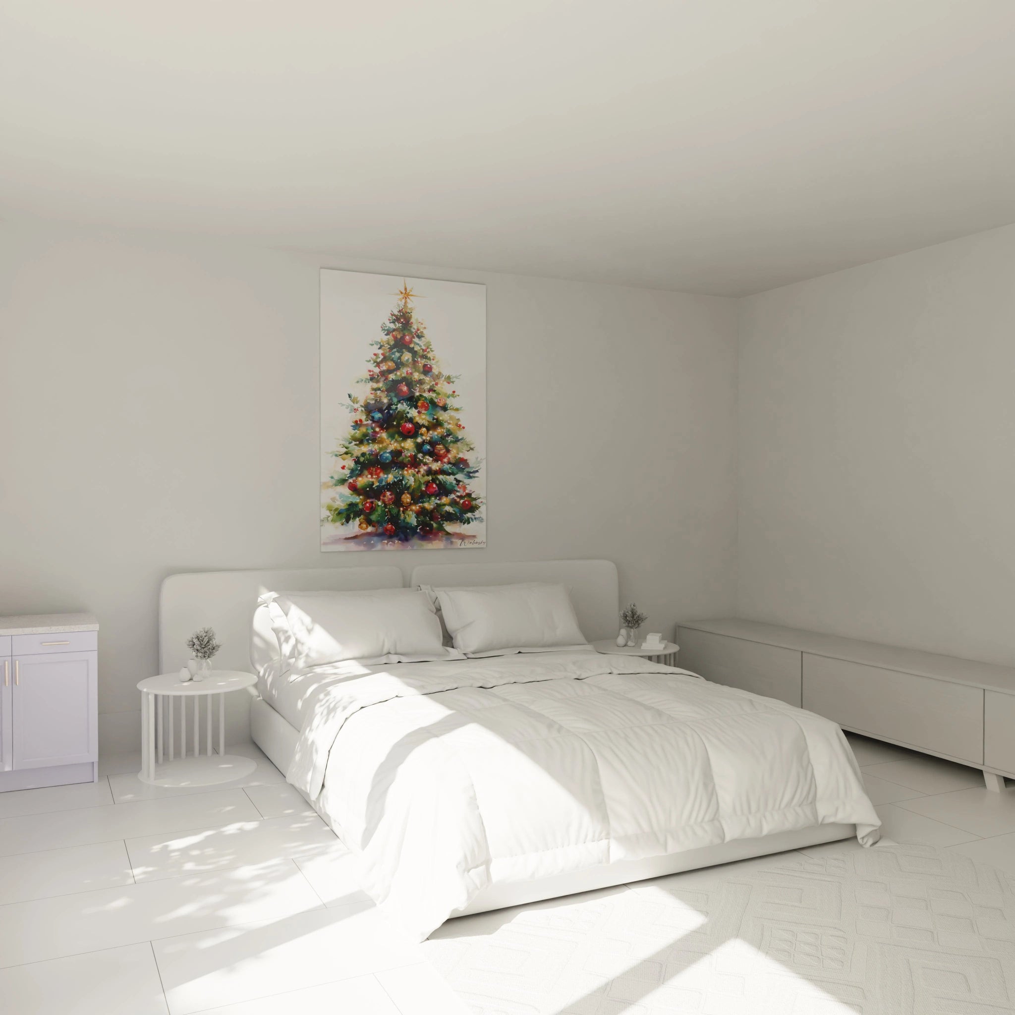 Tableau mural sapin de Noël mural de Walensky pour décorer votre chambre avec style
