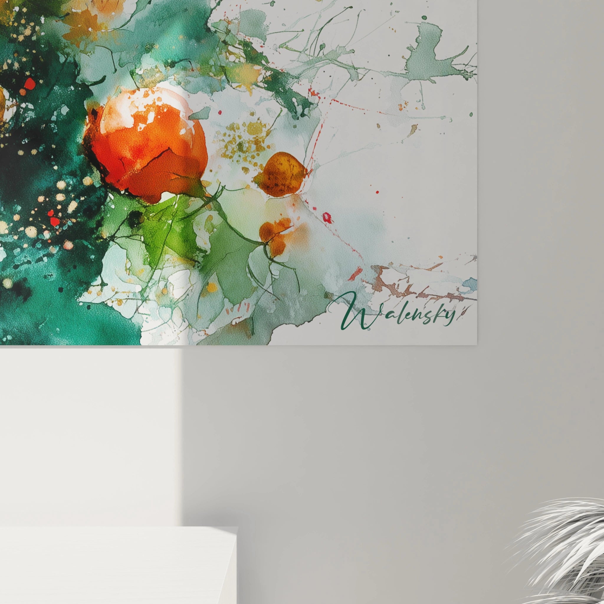 Tableau mural Walensky représentant un sapin de Noël moderne pour une décoration festive