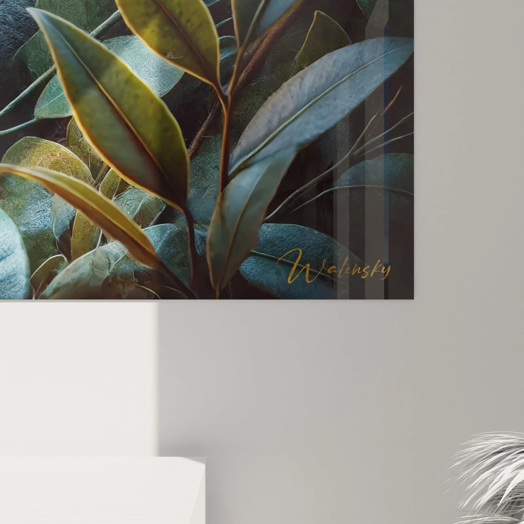 L effet de profondeur et les details subtils du pelage et des feuilles donnent vie a ce tableau koala, parfait pour les amateurs d oeuvres realistes et immersives.