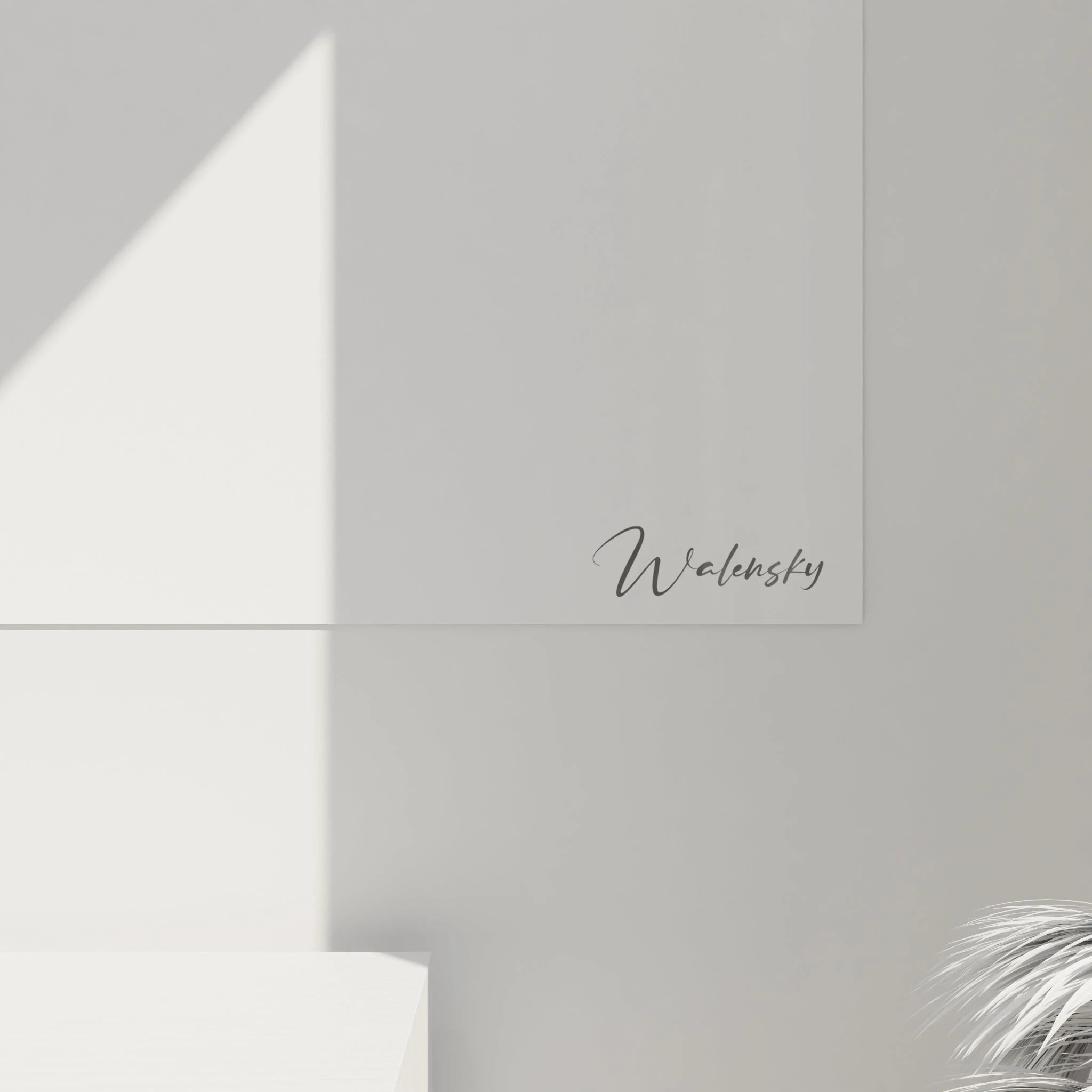 Tableau tacheté noir et blanc de Walensky pour une décoration moderne et élégante