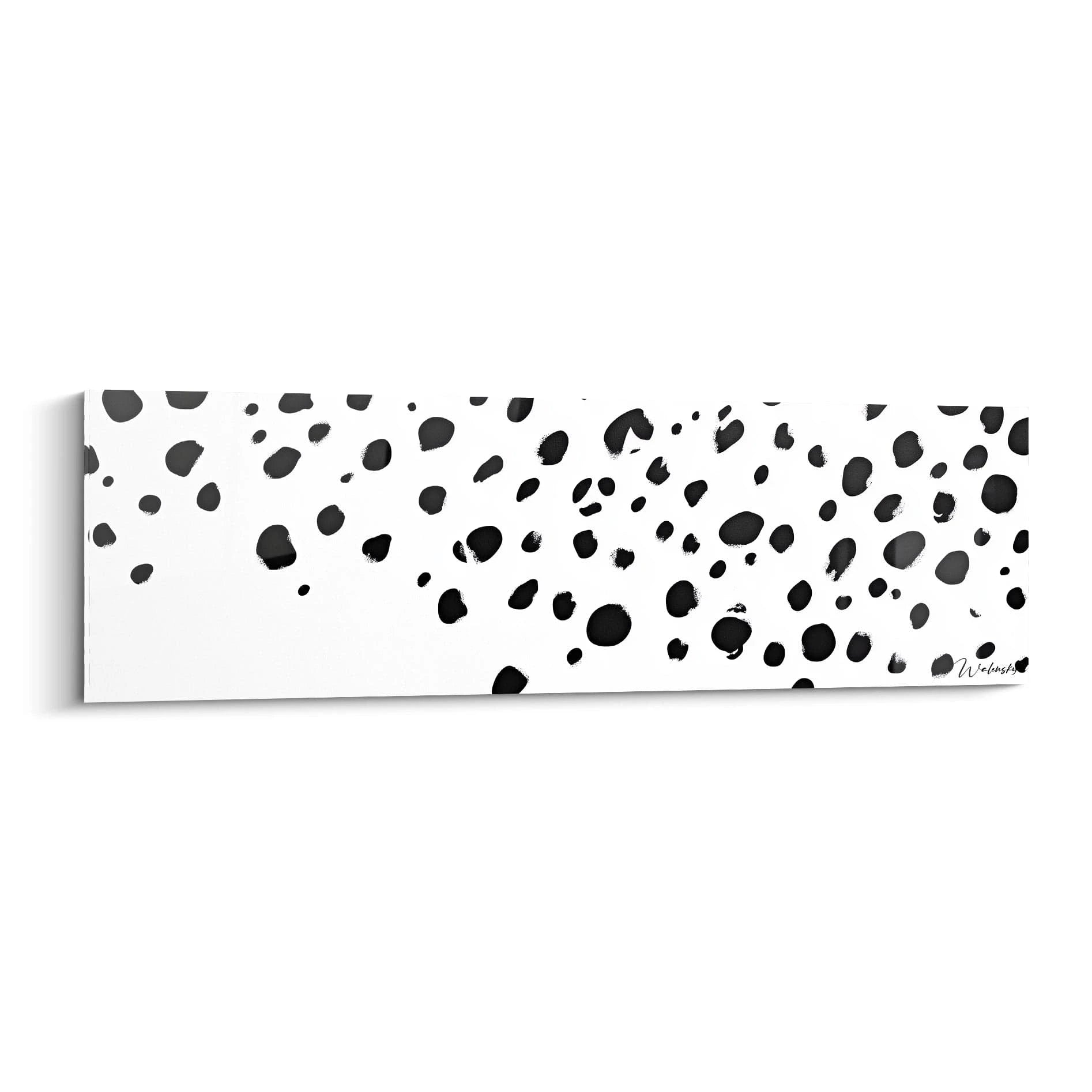 Tableau tacheté noir et blanc moderne de Walensky pour décoration murale stylée