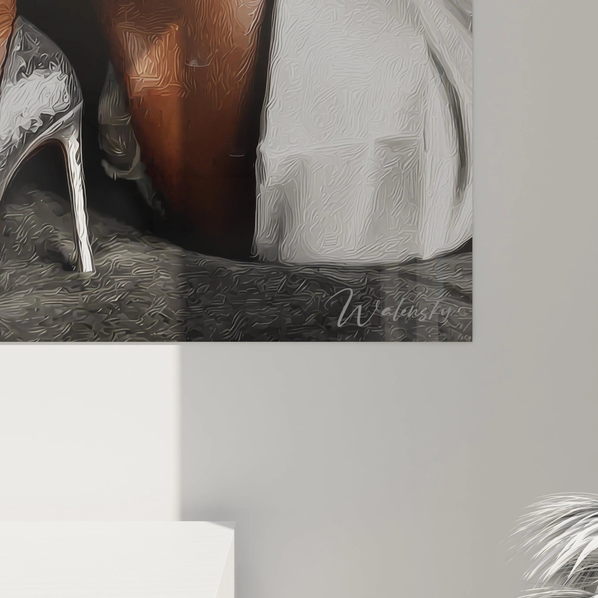 Tableau mural talons hauts luxe de Walensky, élégant et moderne pour embellir votre décoration intérieure