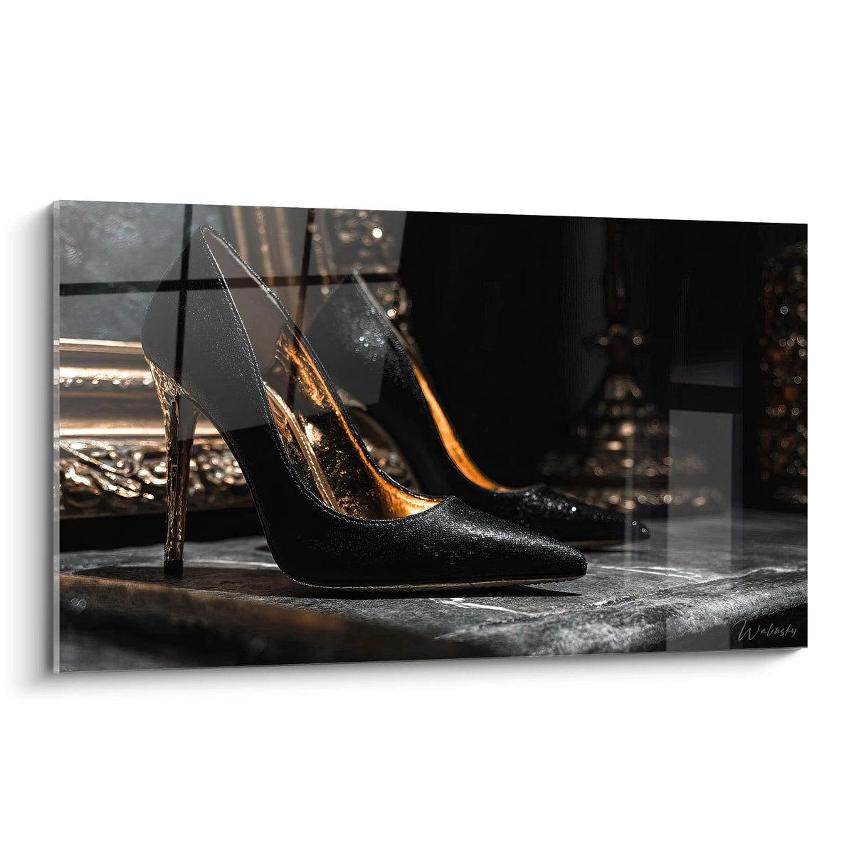 Heels Painting - Nocturnal Seduction for Chic Interiors