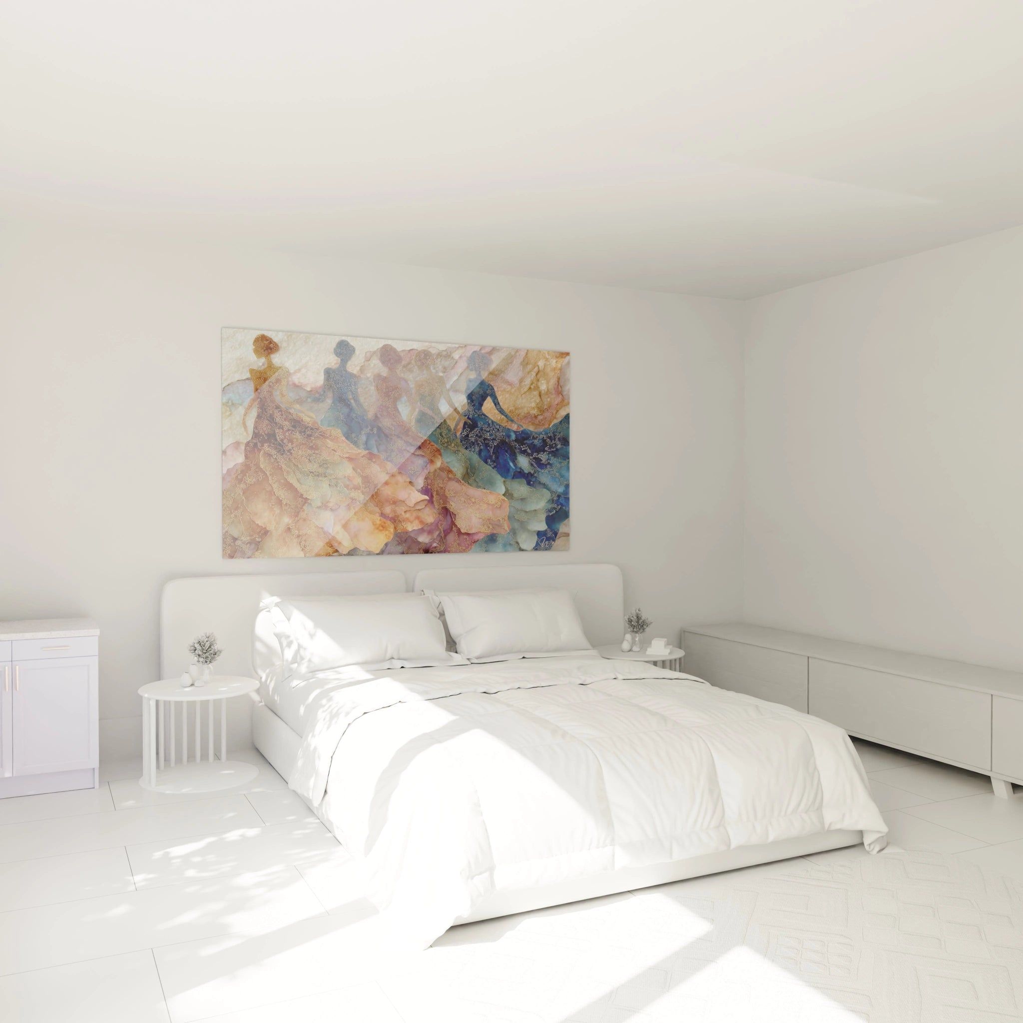 Tableau mural Walensky avec design moderne, illustration abstraite pour un décor élégant, tableau d'art haute couture