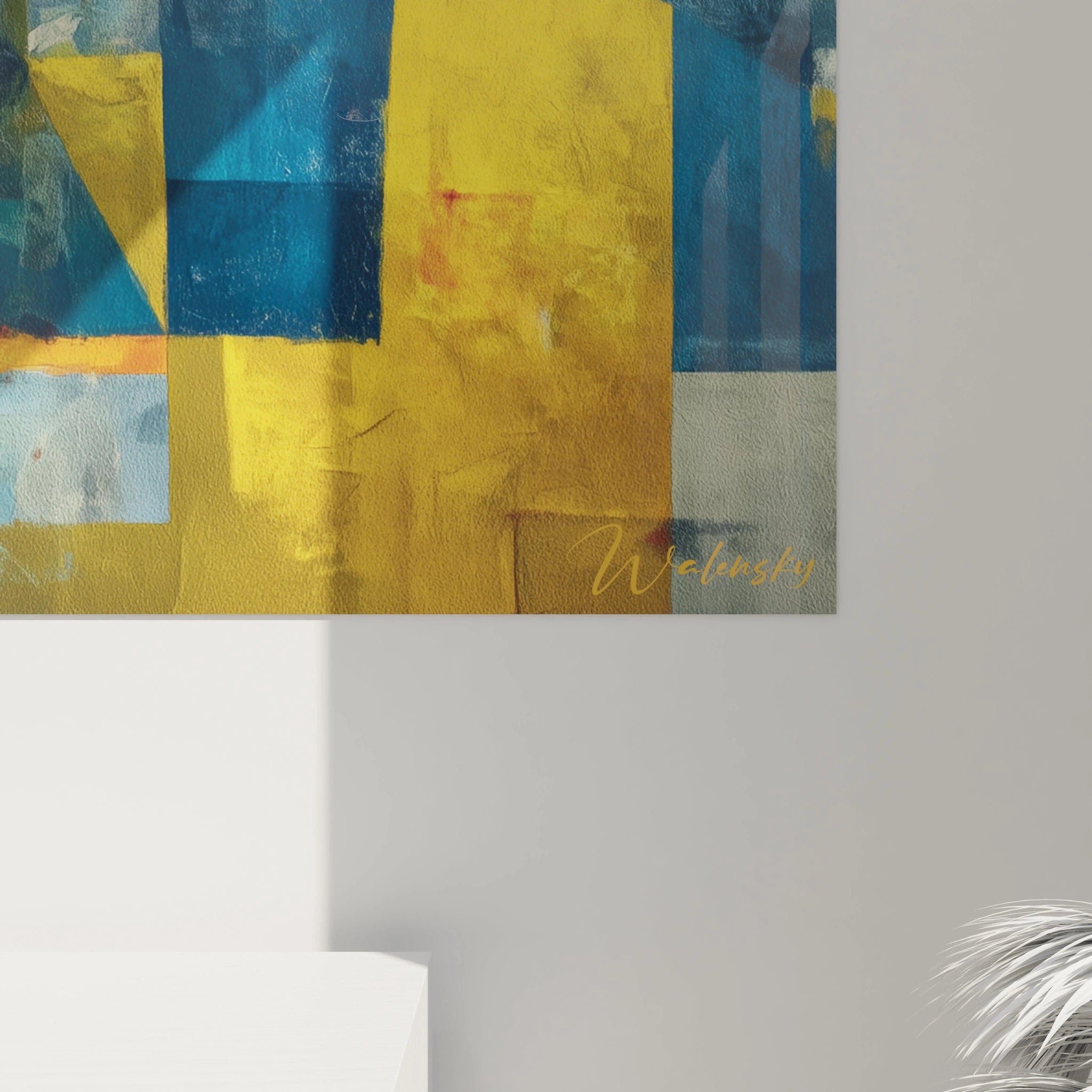 Tableau visage cubiste Tradition Yoruba vivante - édition masque africain - Walensky