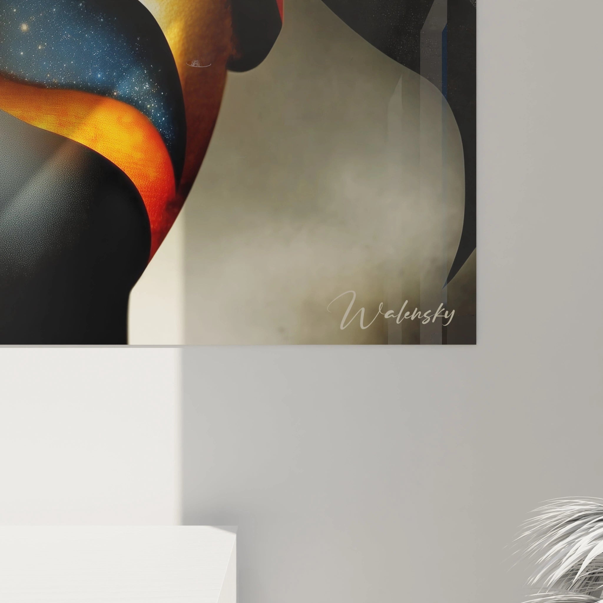 Tableau Visage Masque énergie totémique - édition masque africain - Walensky