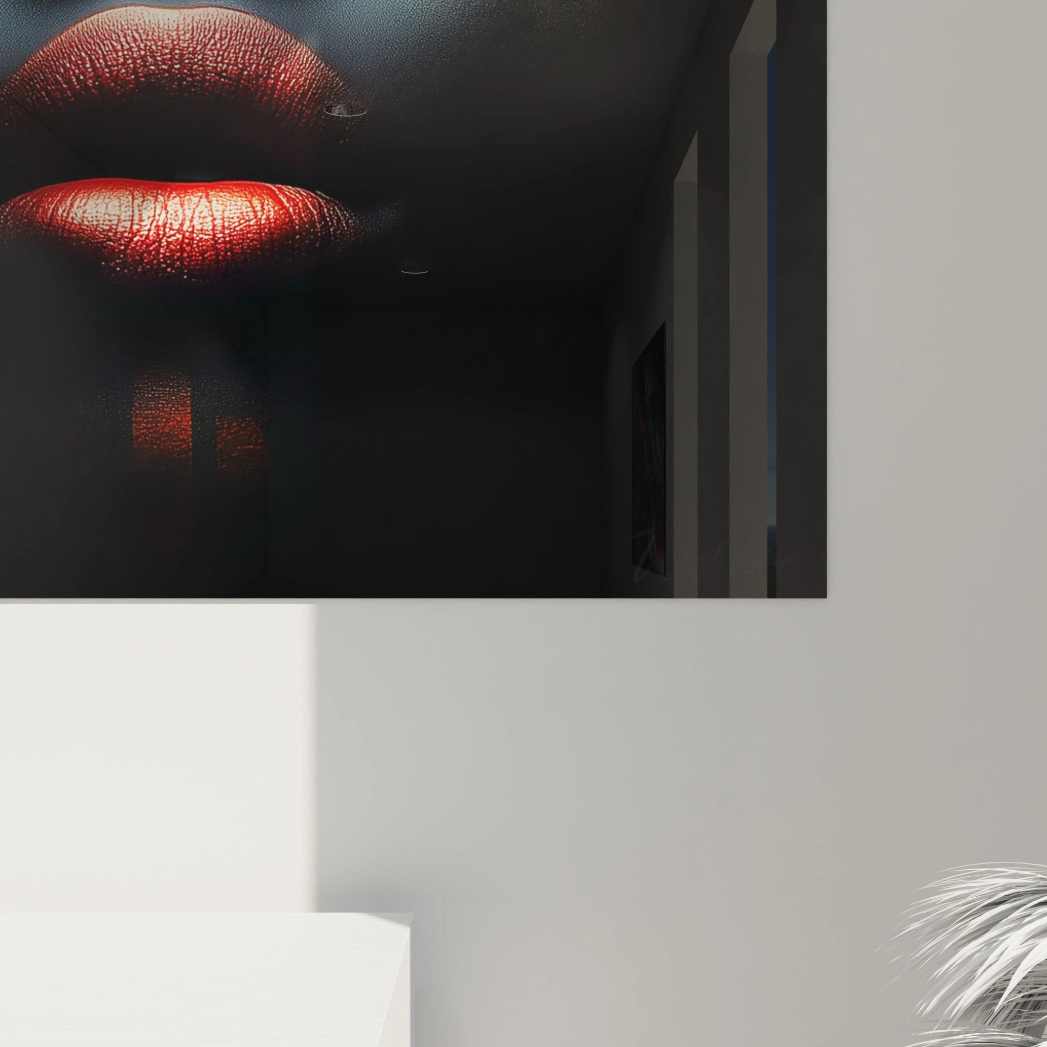 Tableau mural visage africain peinture moderne avec des couleurs vibrantes et un design contemporain