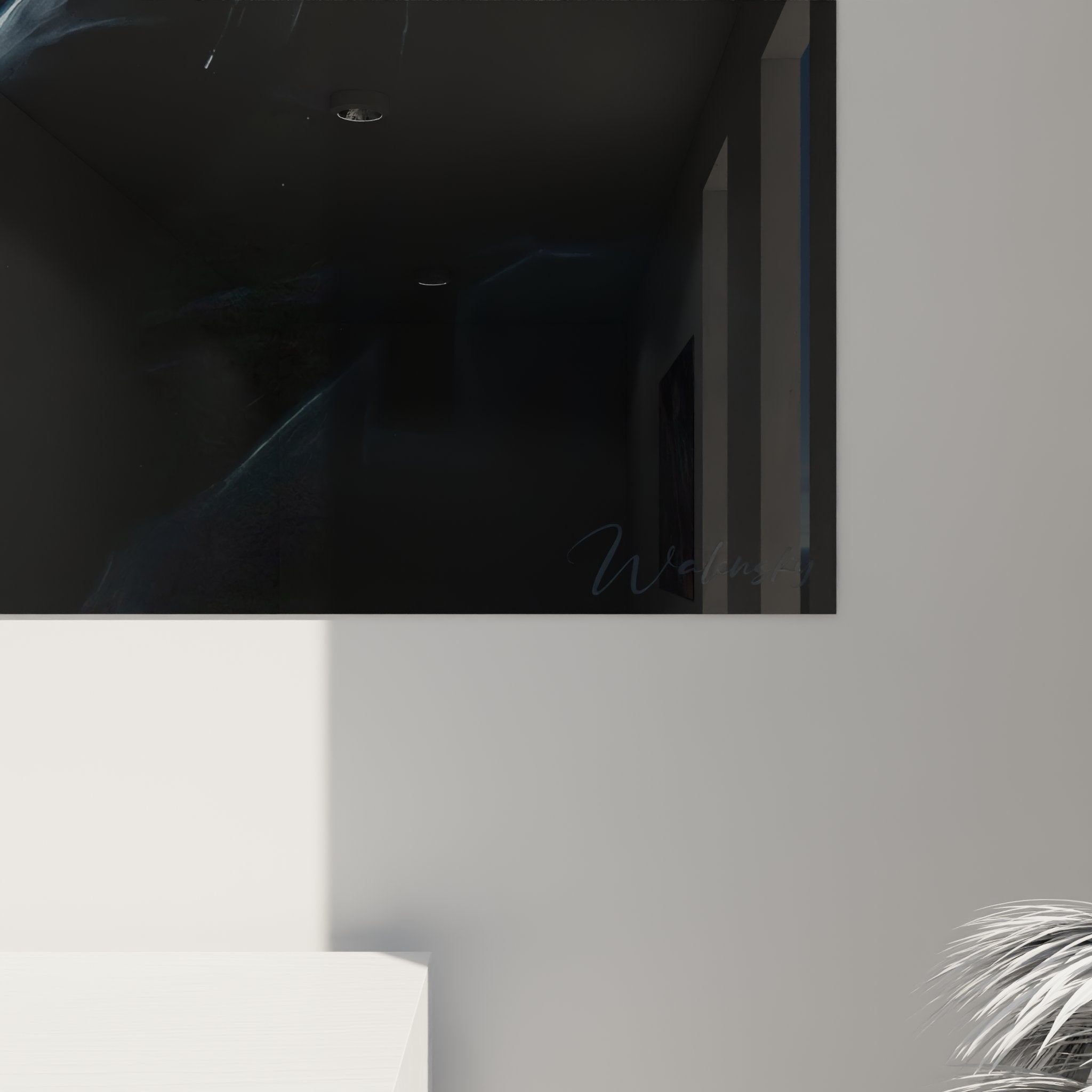 Vue d'ensemble tableau mural karate decoration interieur moderne karateka spiritualite