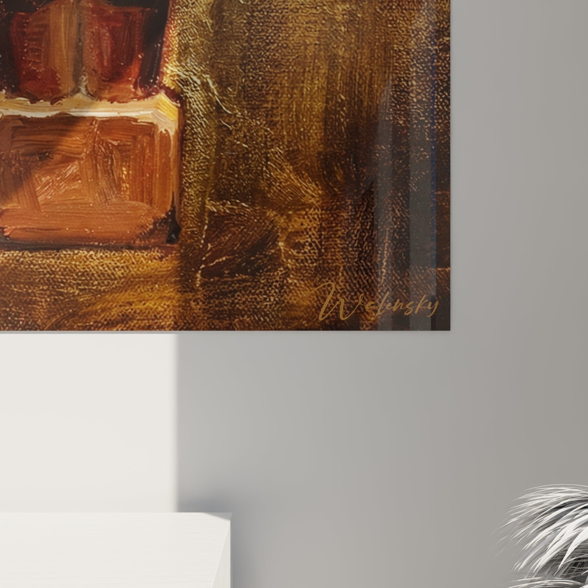 Vue d'ensemble du tableau babyfoot vintage dans un interieur moderne montrant l'integration decorative