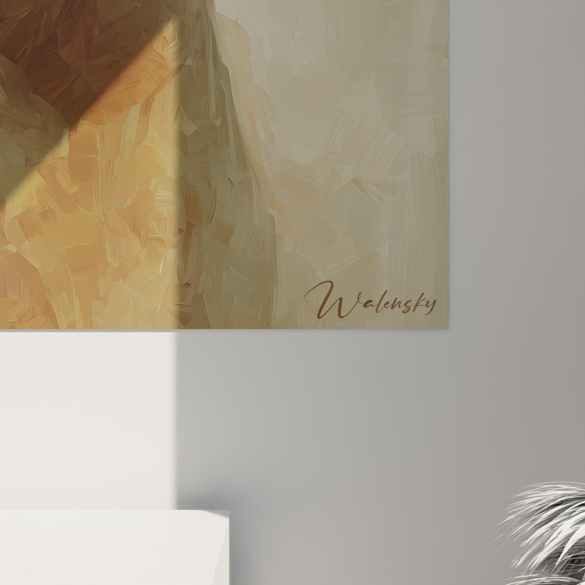 Panoramica tela gatto Sphynx ritratto, cornice moderna, arte murale decorazione interni contemporanea