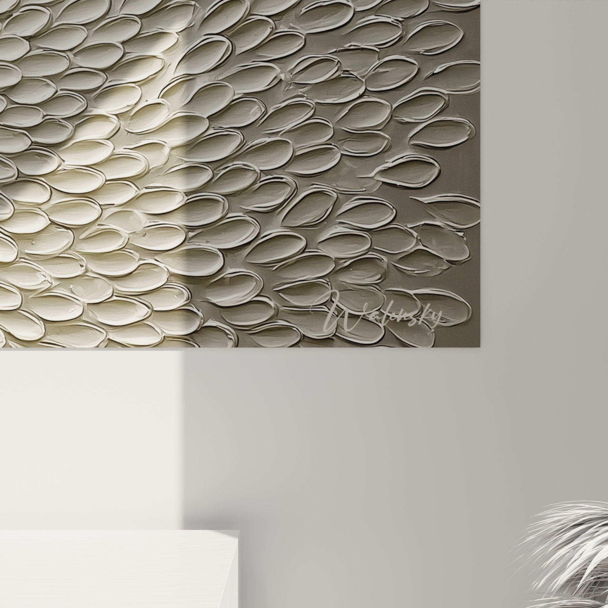 Overview golden spiral relief decorative feng shui metal wall art