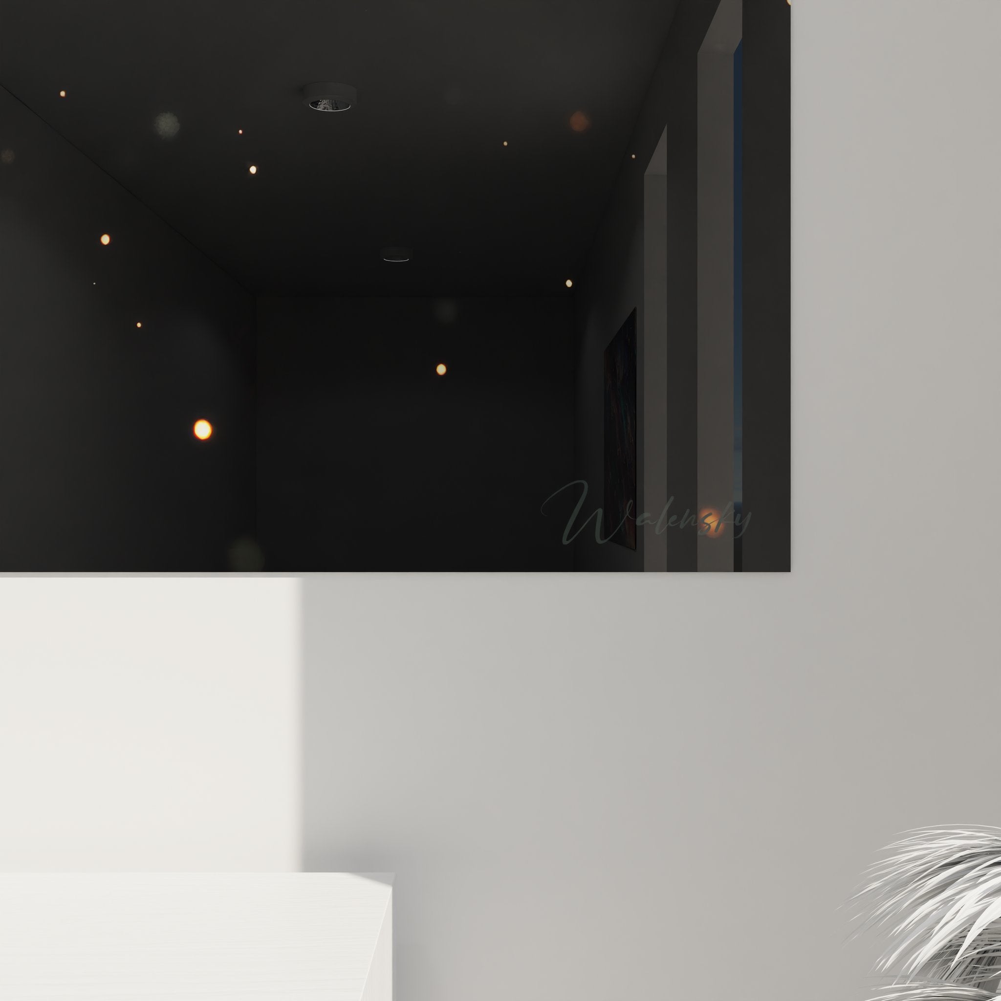 Vue ensemble tableau ADN génétique doré déco murale moderne structure moléculaire artistique