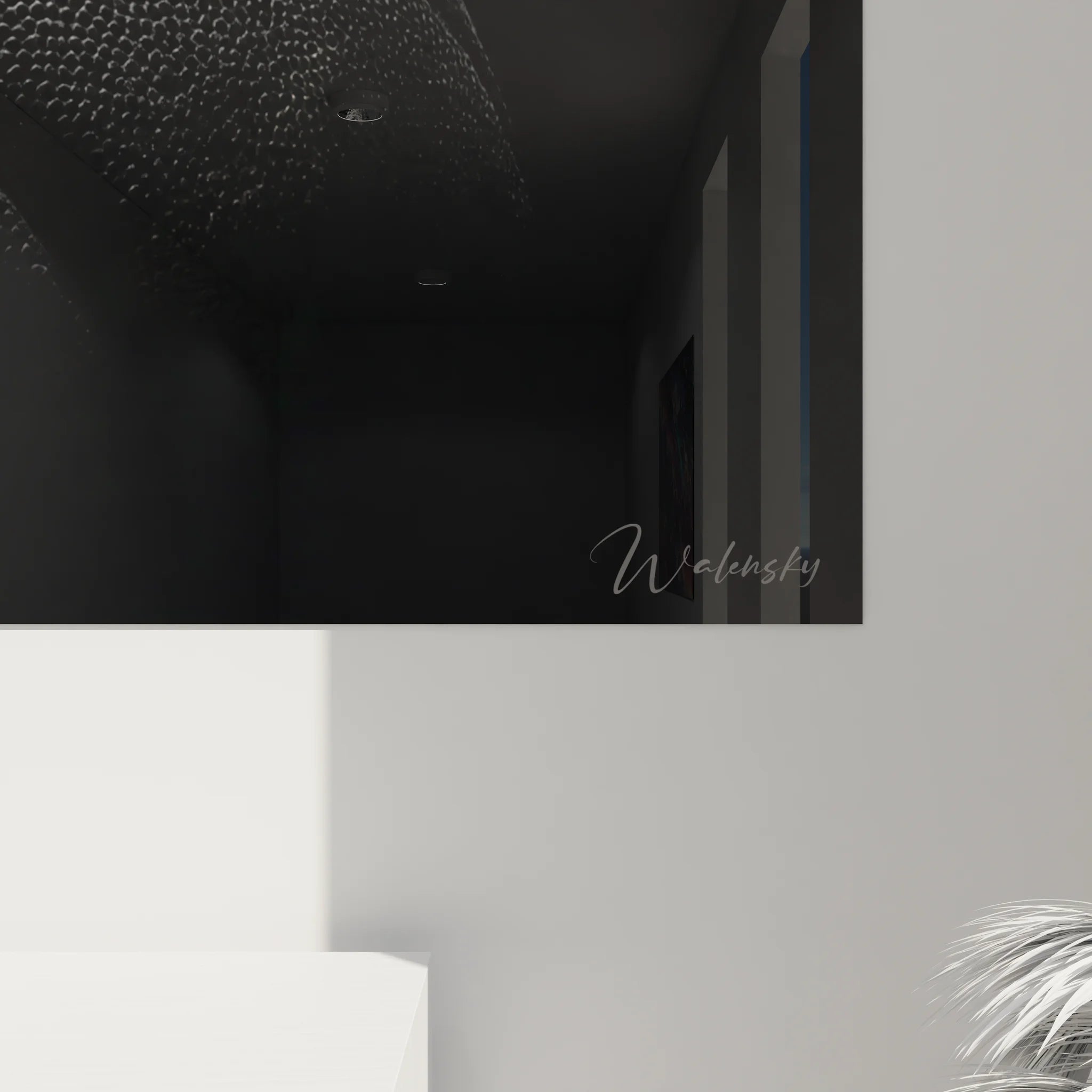 Vue ensemble tableau ballon basket décoration murale sport moderne minimaliste