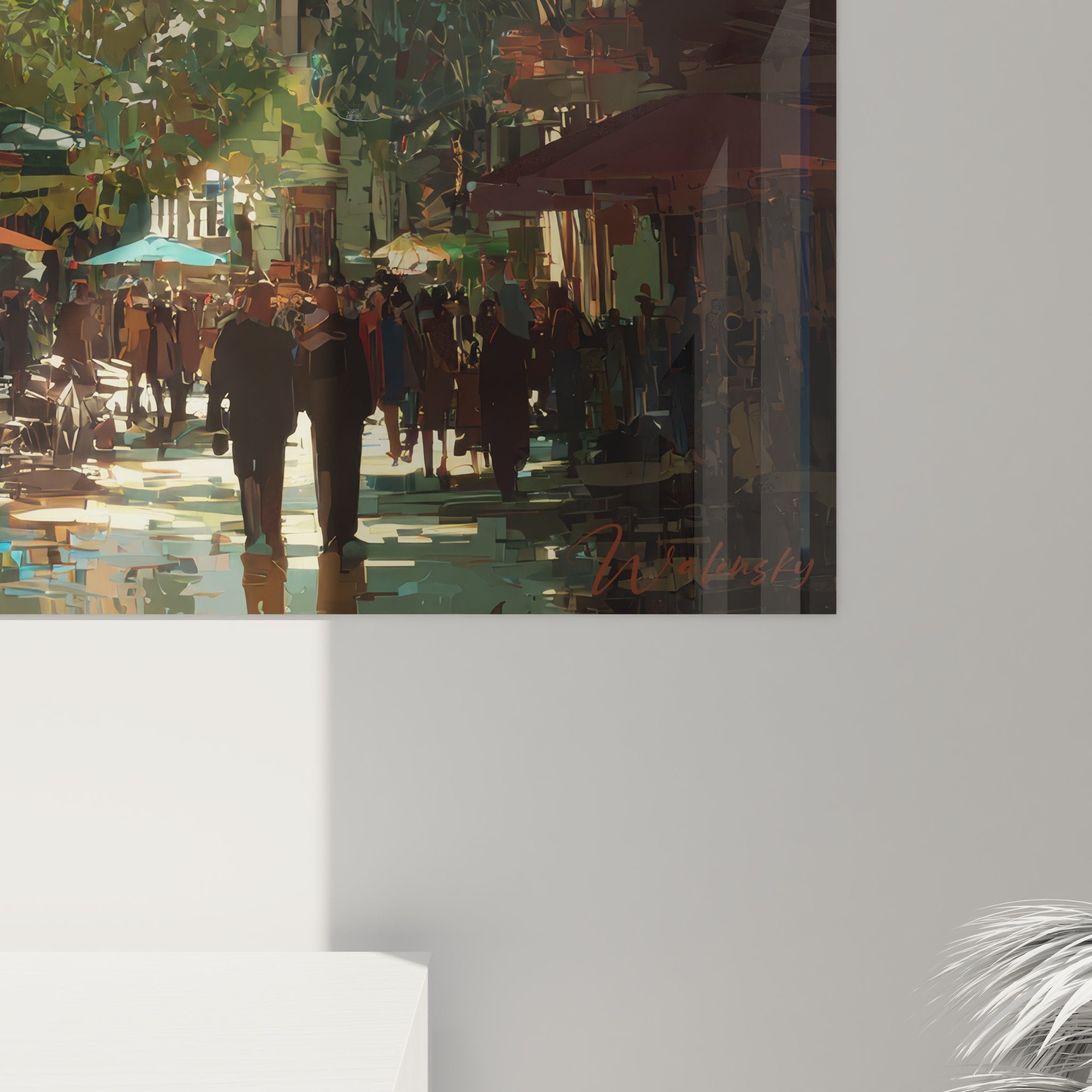 Vue ensemble tableau mural Flatiron Building New York décoration urbaine art contemporain Manhattan perspective