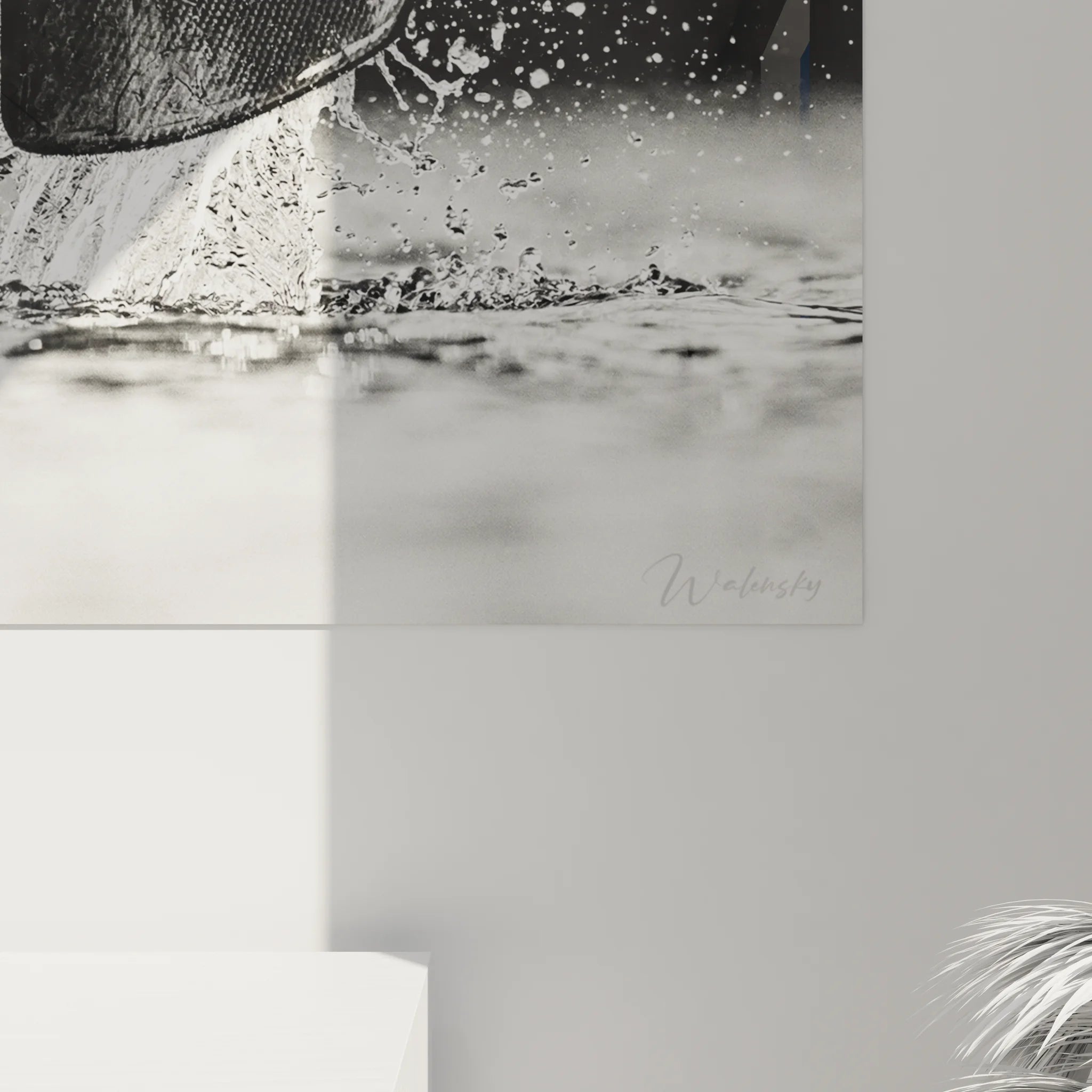 Vue ensemble tableau XXL aviron action, décoration murale sport nautique pour intérieur moderne