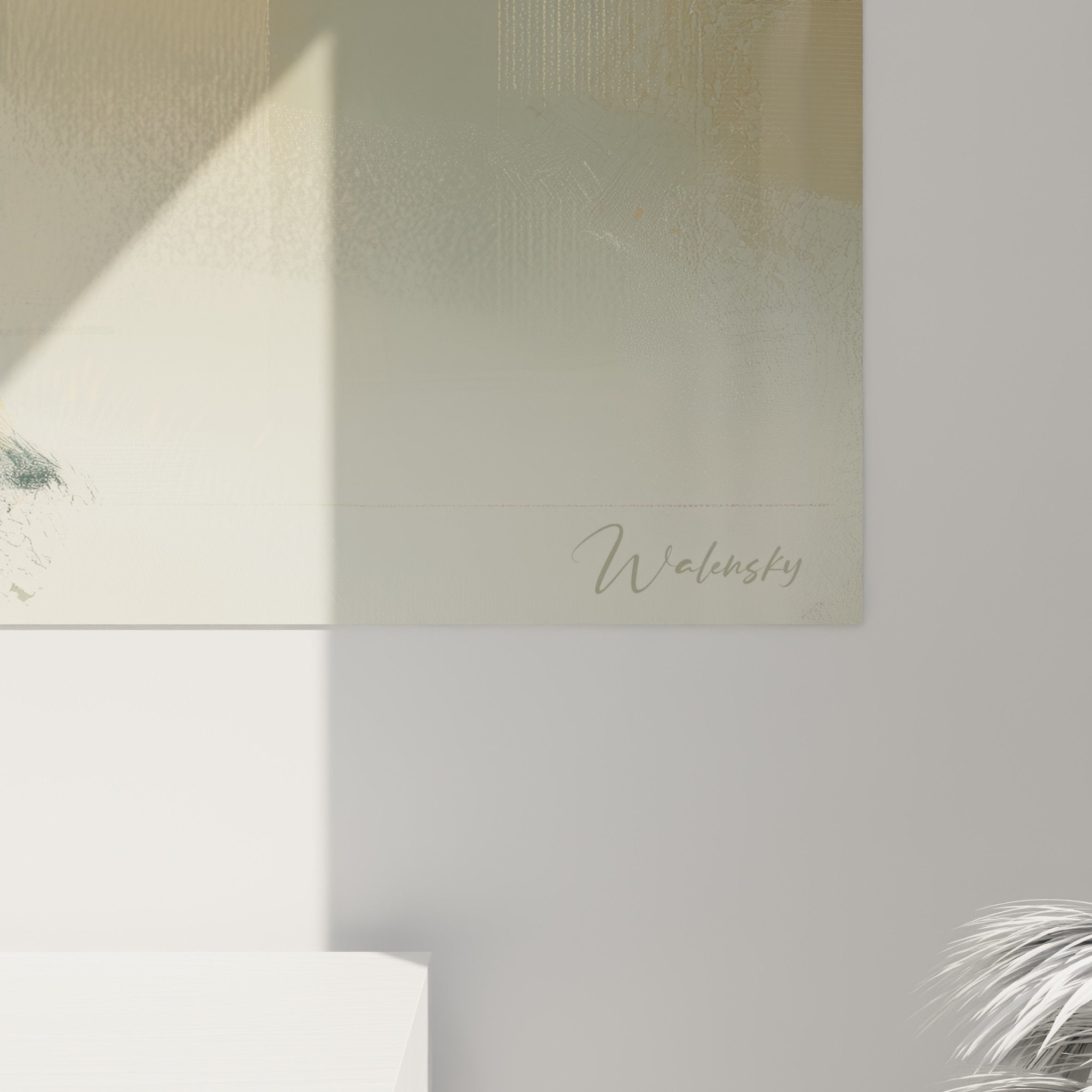 vue ensemble tableau berger belge malinois mouvement decoration murale tons chauds