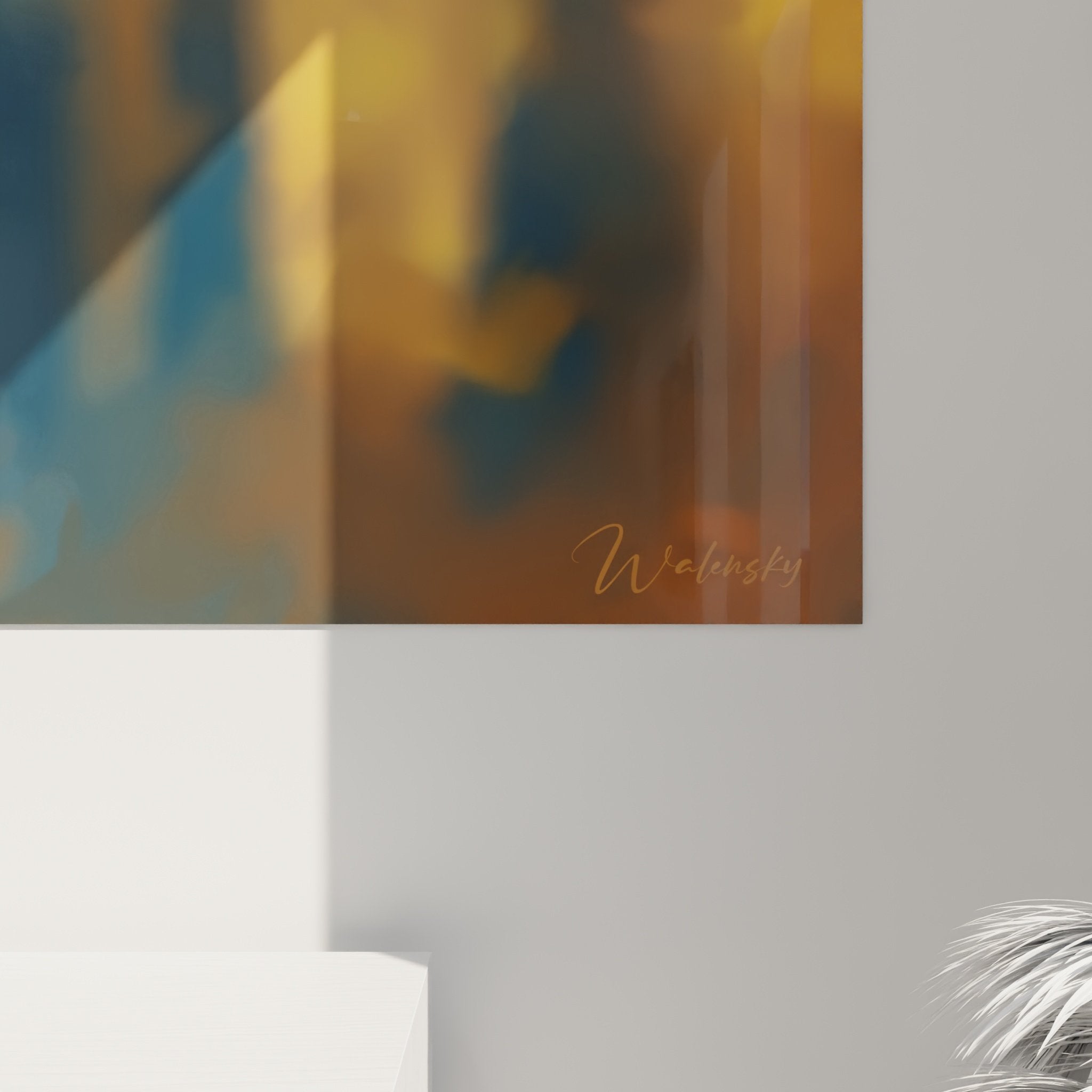 Vue ensemble tableau Braque Allemand profil lumineux décoration intérieur moderne art mural chien