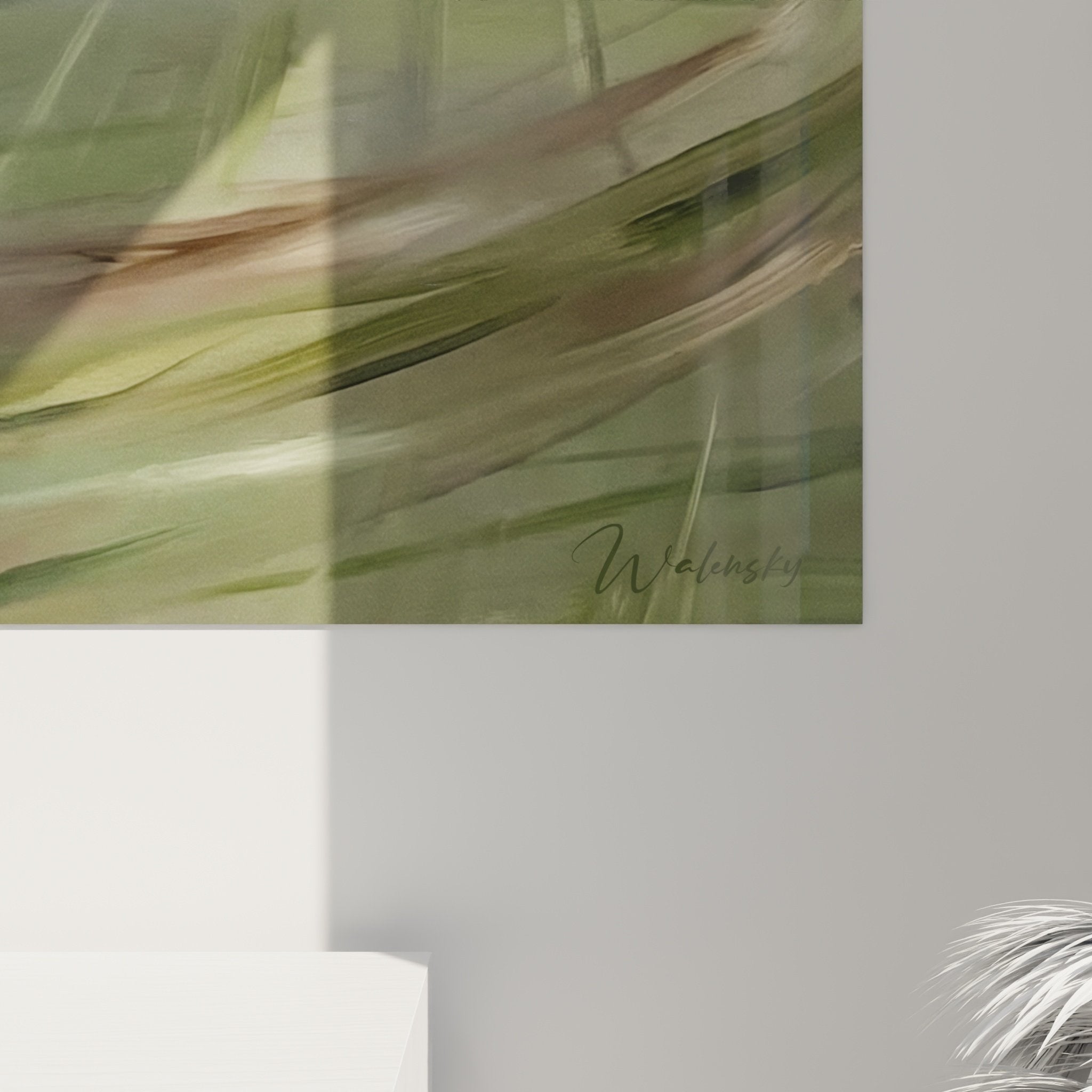 Vue ensemble tableau mural Collie gardien troupeau art canin mouvement dynamique decoration interieur