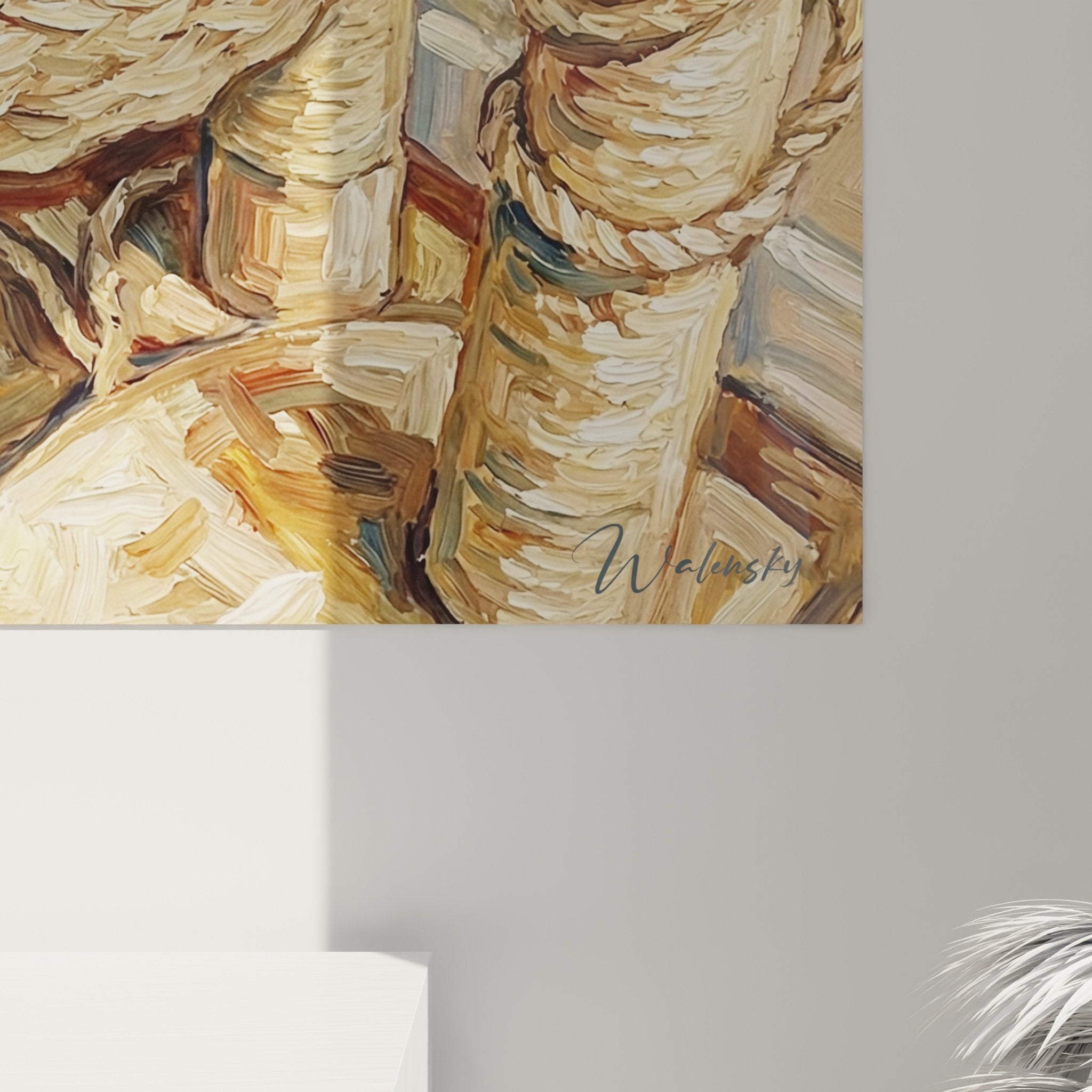 Vue ensemble tableau domestique Fox Terrier chat complicité animale décoration intérieur chaleureux