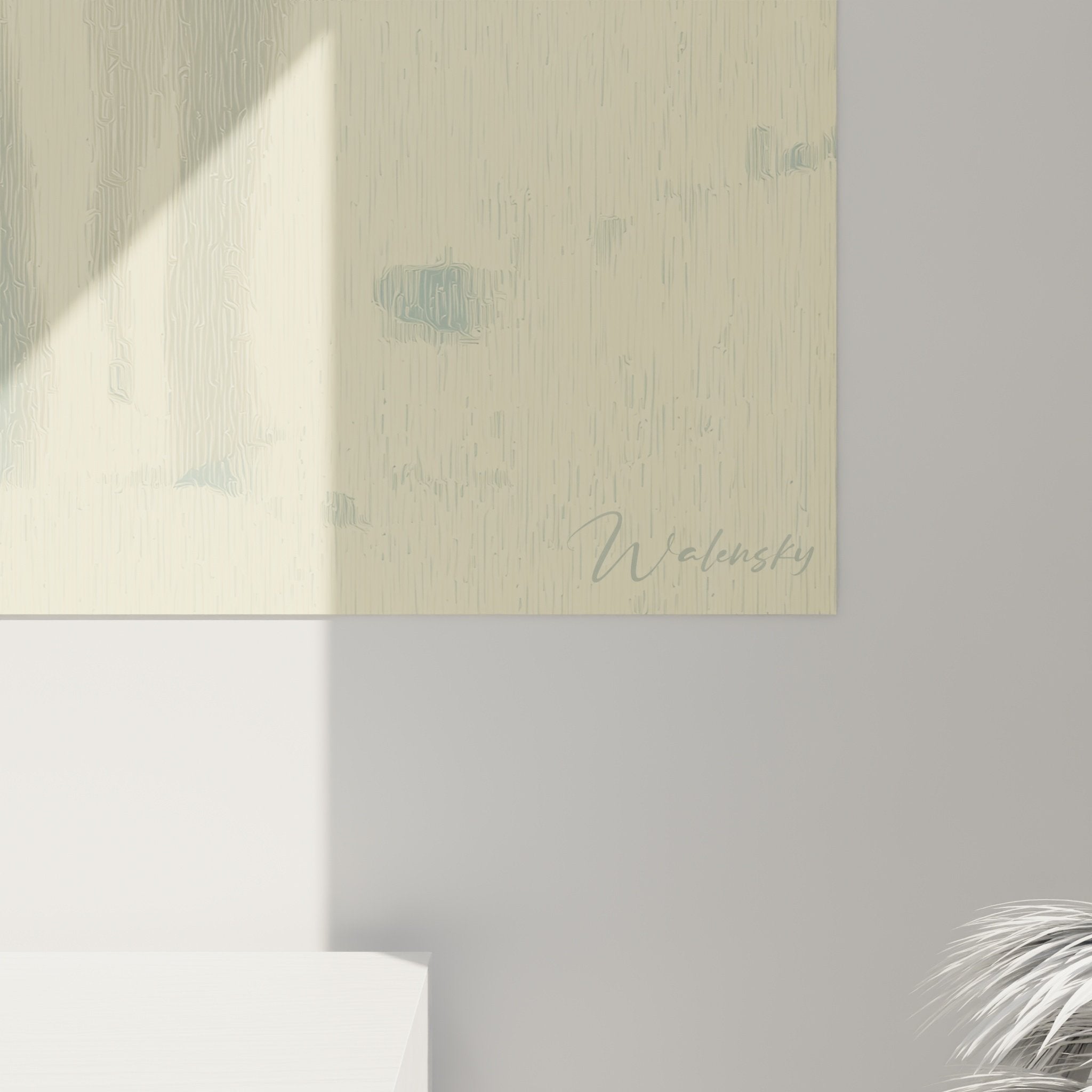 Vue ensemble tableau malamute alaska decoration murale style nordique chien traîneau hiver neige