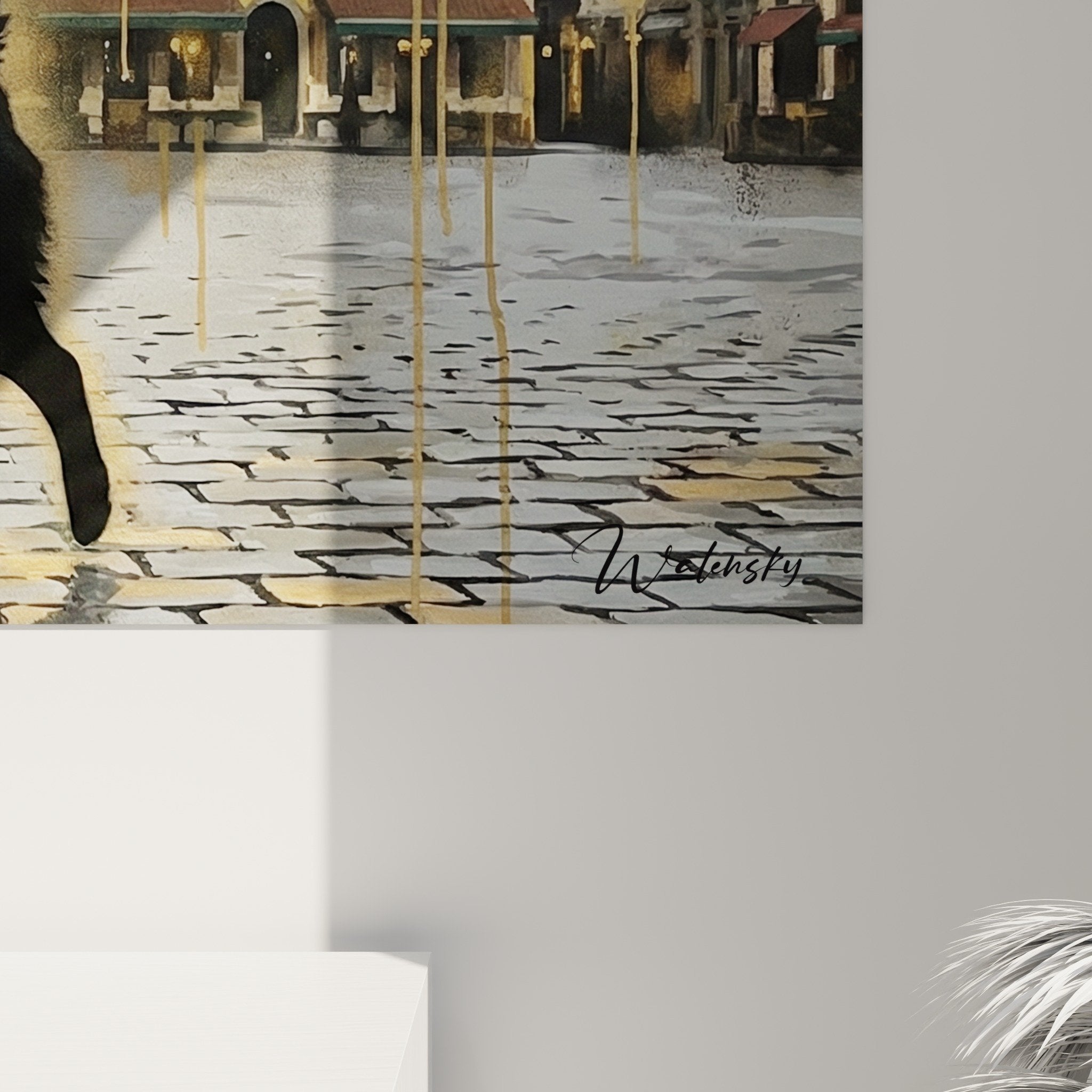 Vue ensemble tableau Schipperke place historique architecture européenne decoration intérieure élégante