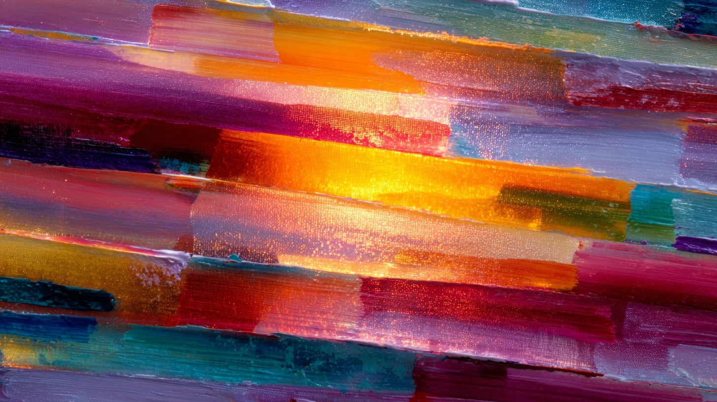 Les glacis en peinture abstraite : superposition de couches pour créer la profondeur