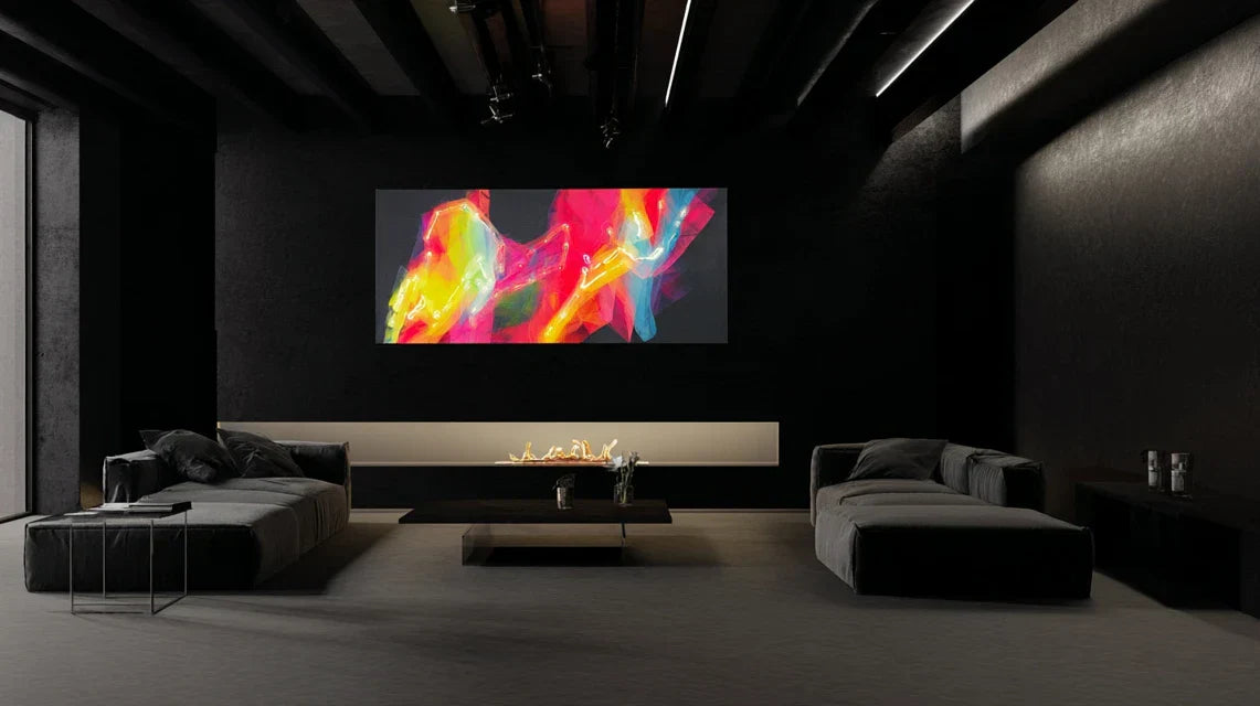 Ambiance LED + tableau : le combo visuel qui en met plein les yeux